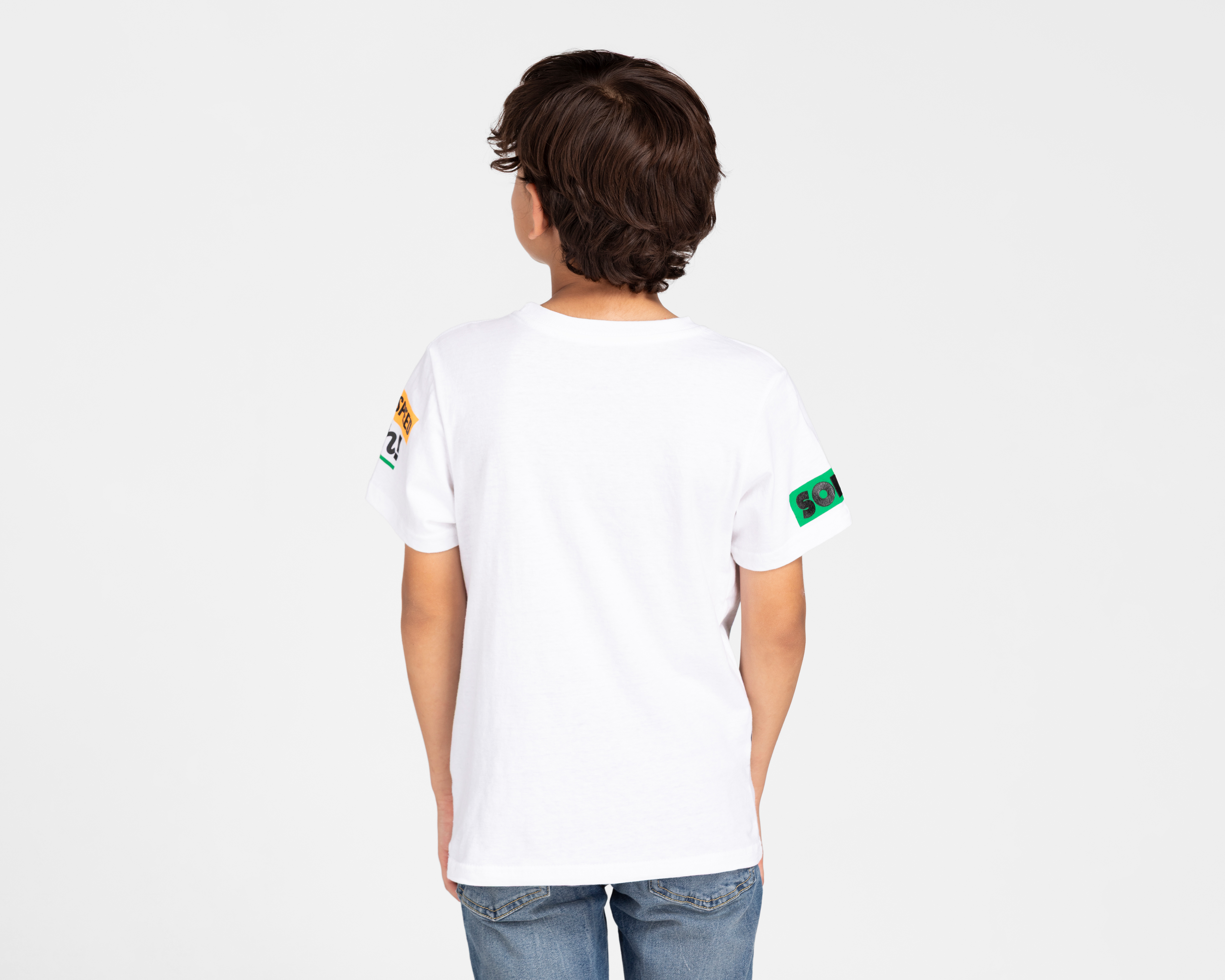 Foto 4 pulgar | Foto 3 | Playera Sonic Manga Corta Estampada para Niño