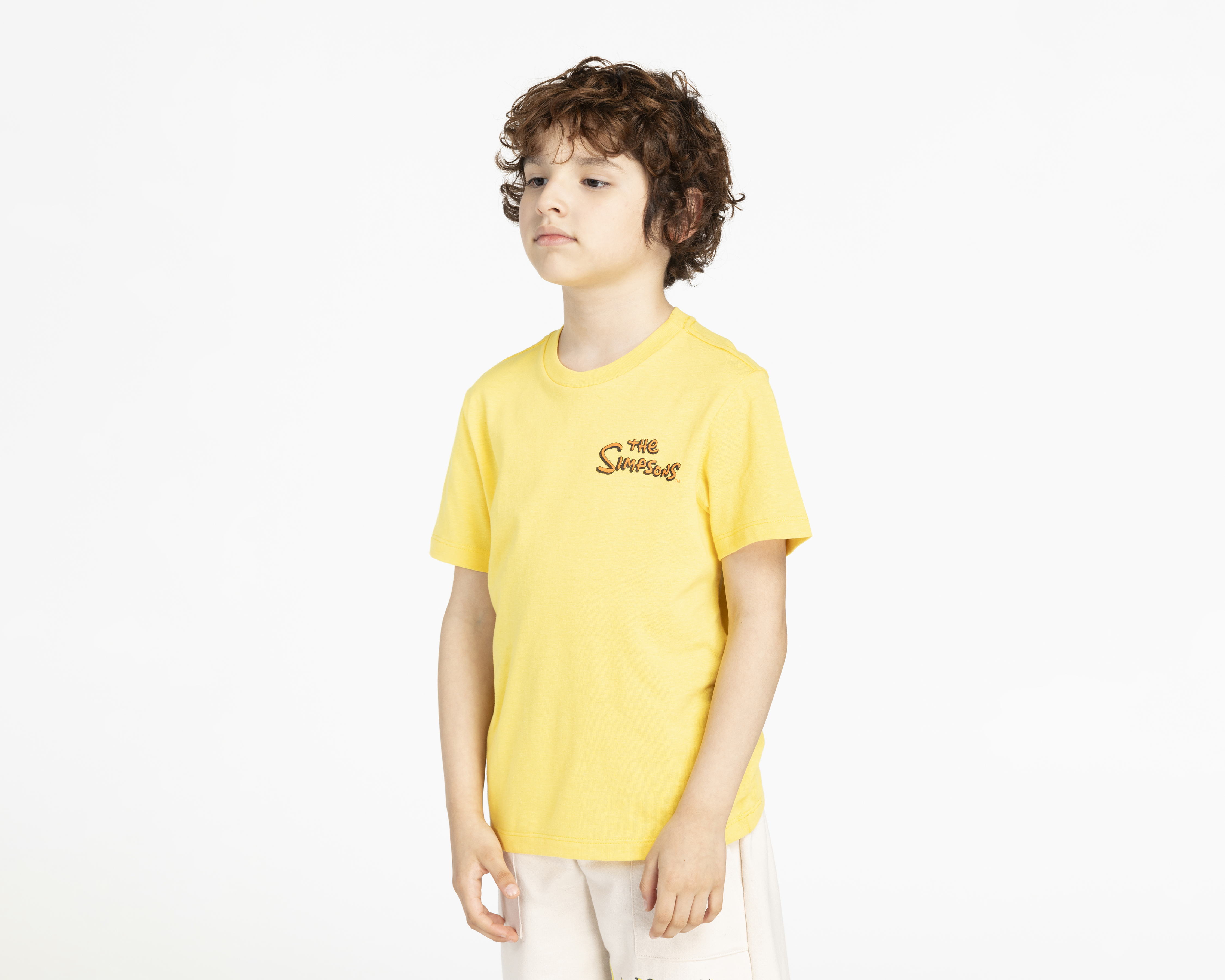 Foto 1 | Foto 1 | Playera The Simpsons Manga Corta Estampada para Niño