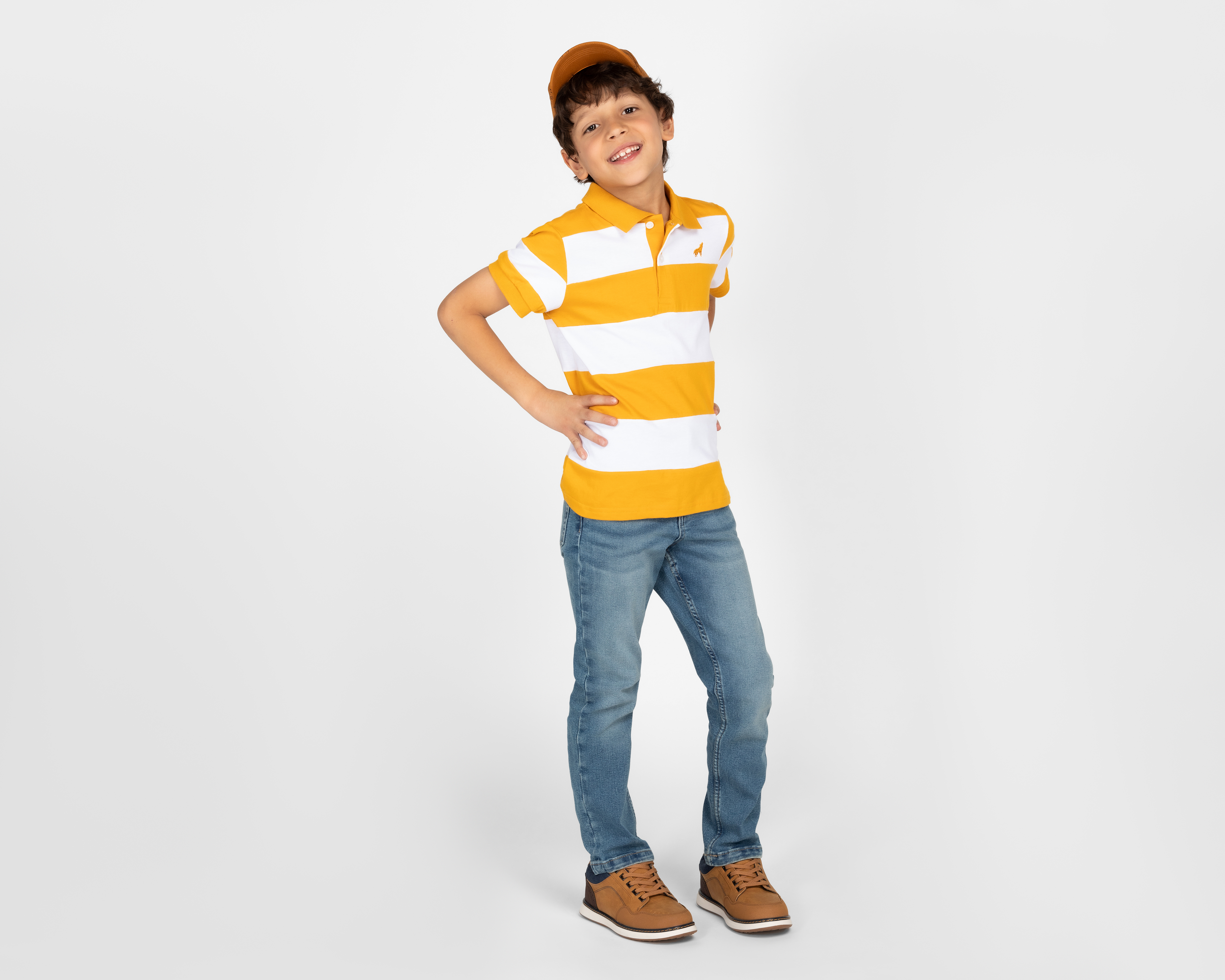 Foto 2 | Foto 2 | Playera Refill Manga Corta a Rayas para Niño