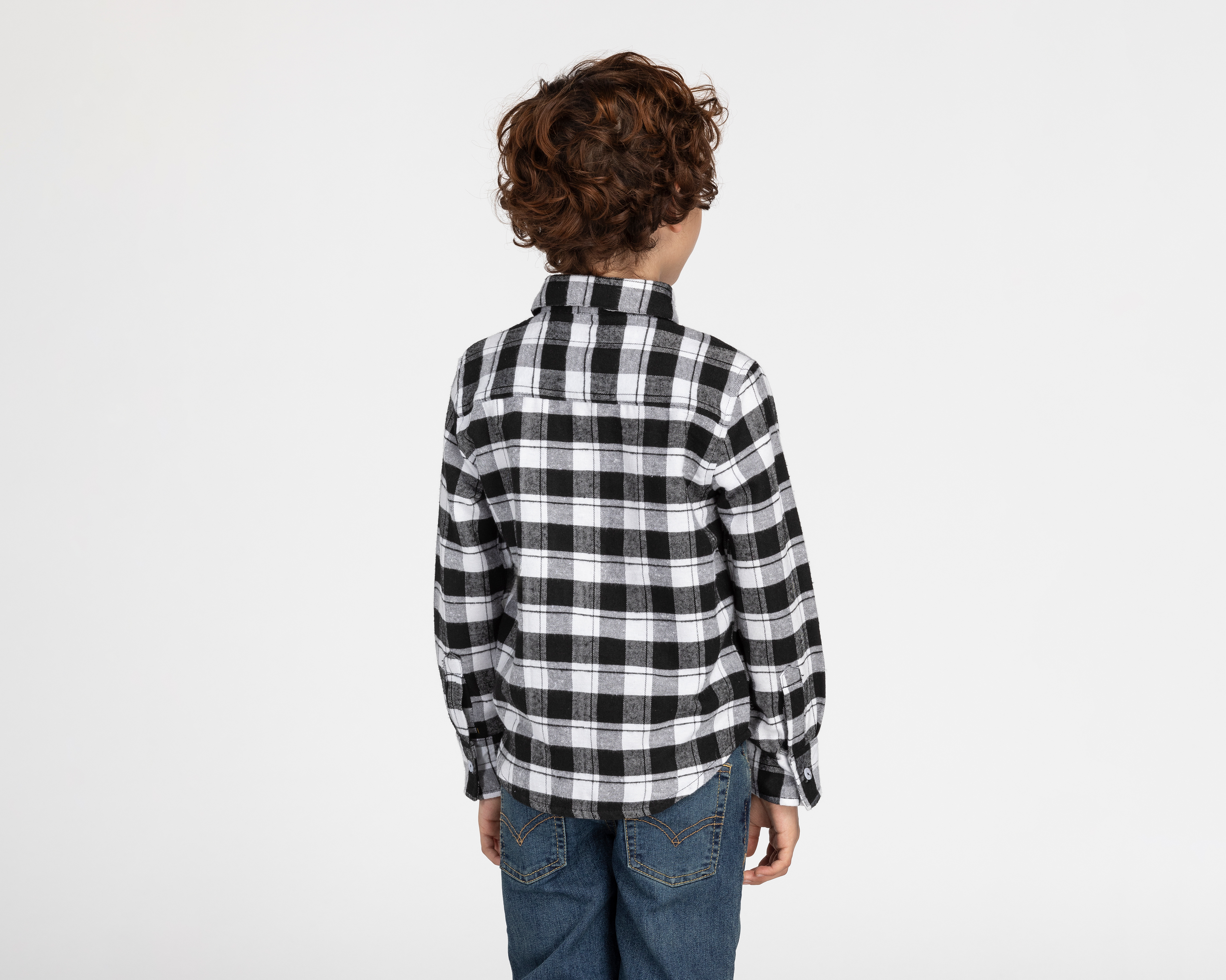 Foto 3 pulgar | Foto 2 | Camisa Refill Manga Larga a Cuadros Juvenil