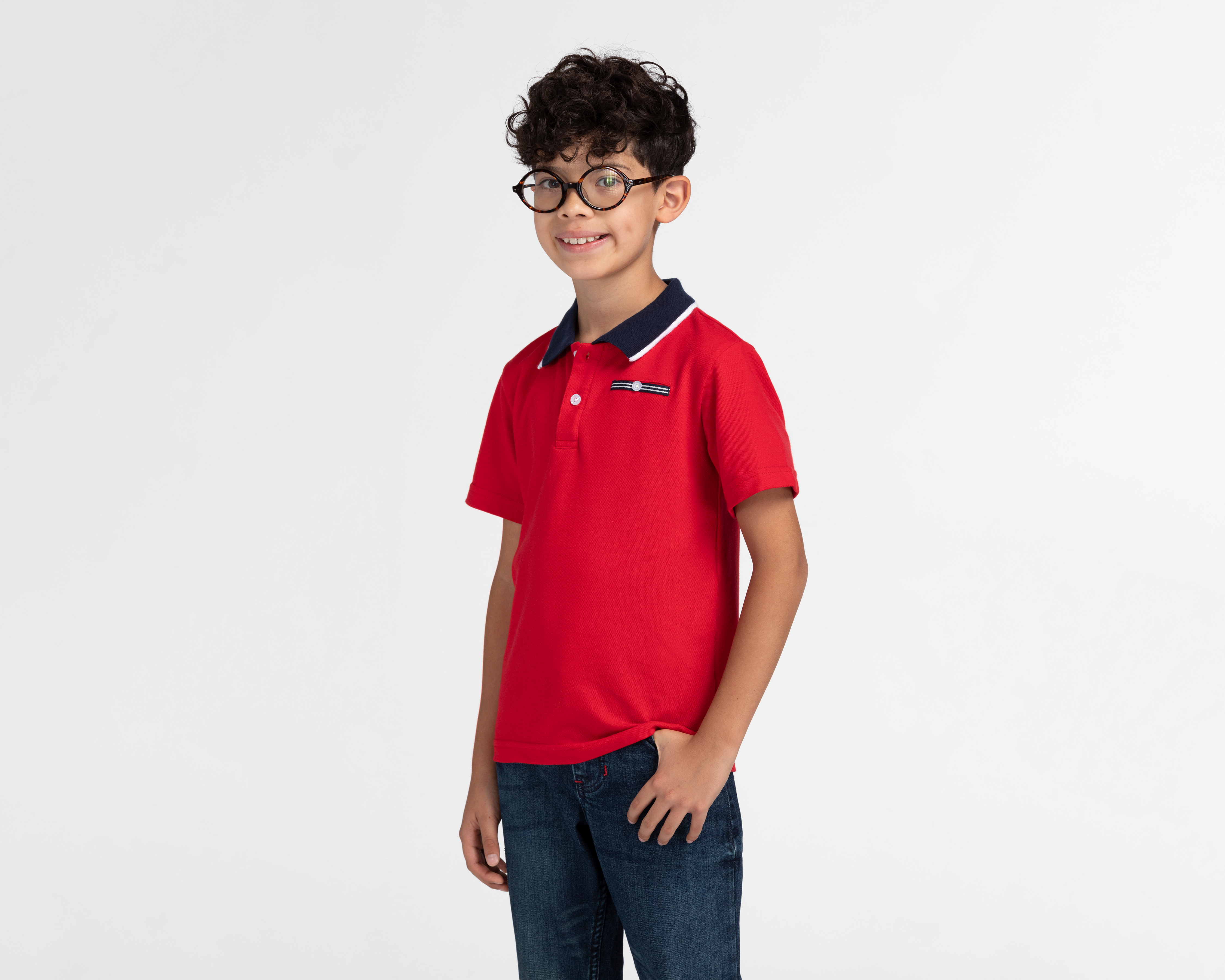 Foto 2 pulgar | Foto 1 | Playera Refill Manga Corta Juvenil