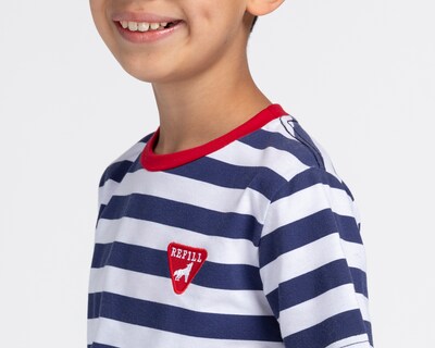 Foto 4 | Foto 4 | Playera Refill Manga Corta a Rayas para Niño