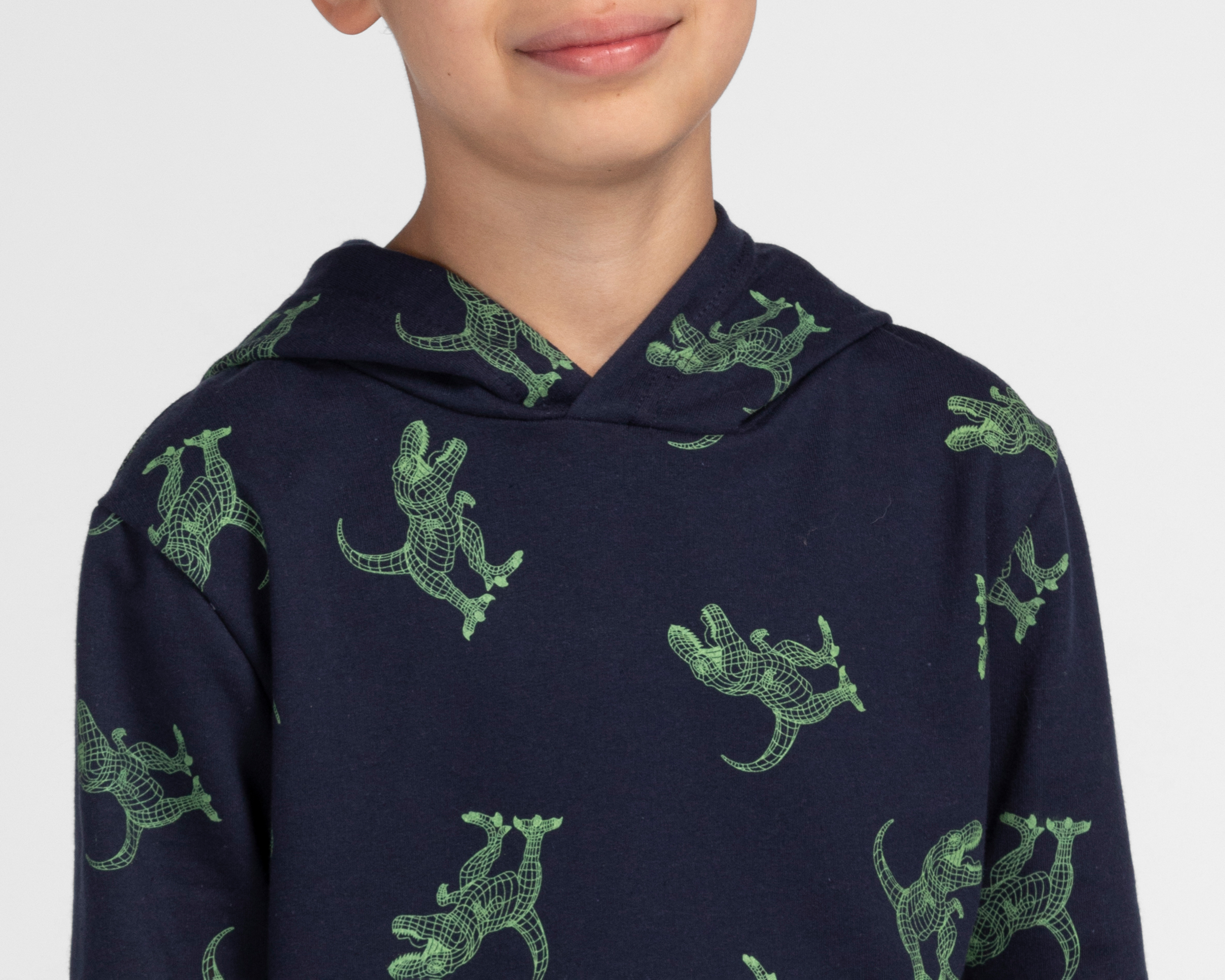 Foto 5 pulgar | Foto 4 | Sudadera con Gorro Refill Dinosaurios para Niño