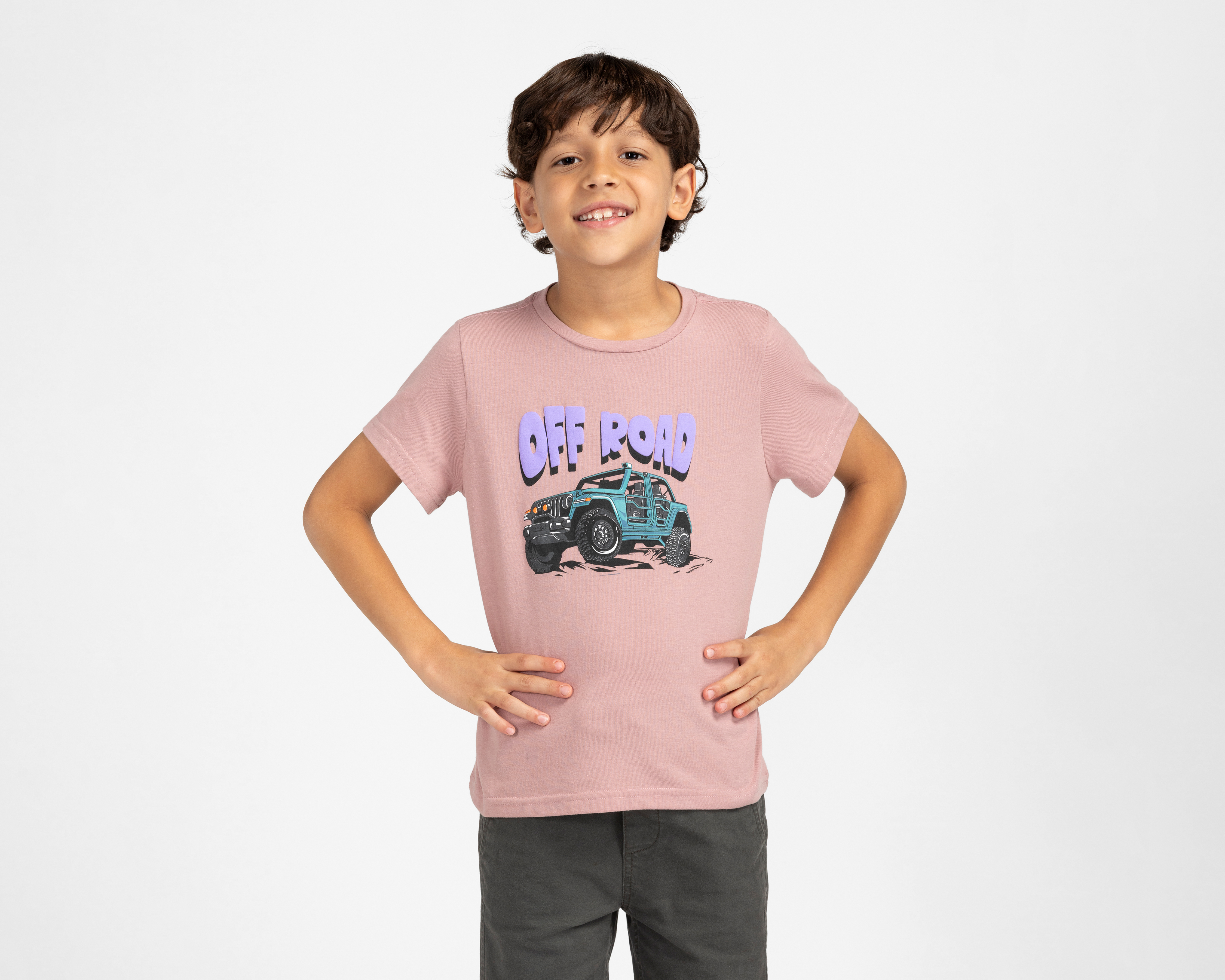 Foto 2 pulgar | Foto 1 | Playera Refill Manga Corta Estampada para Niño