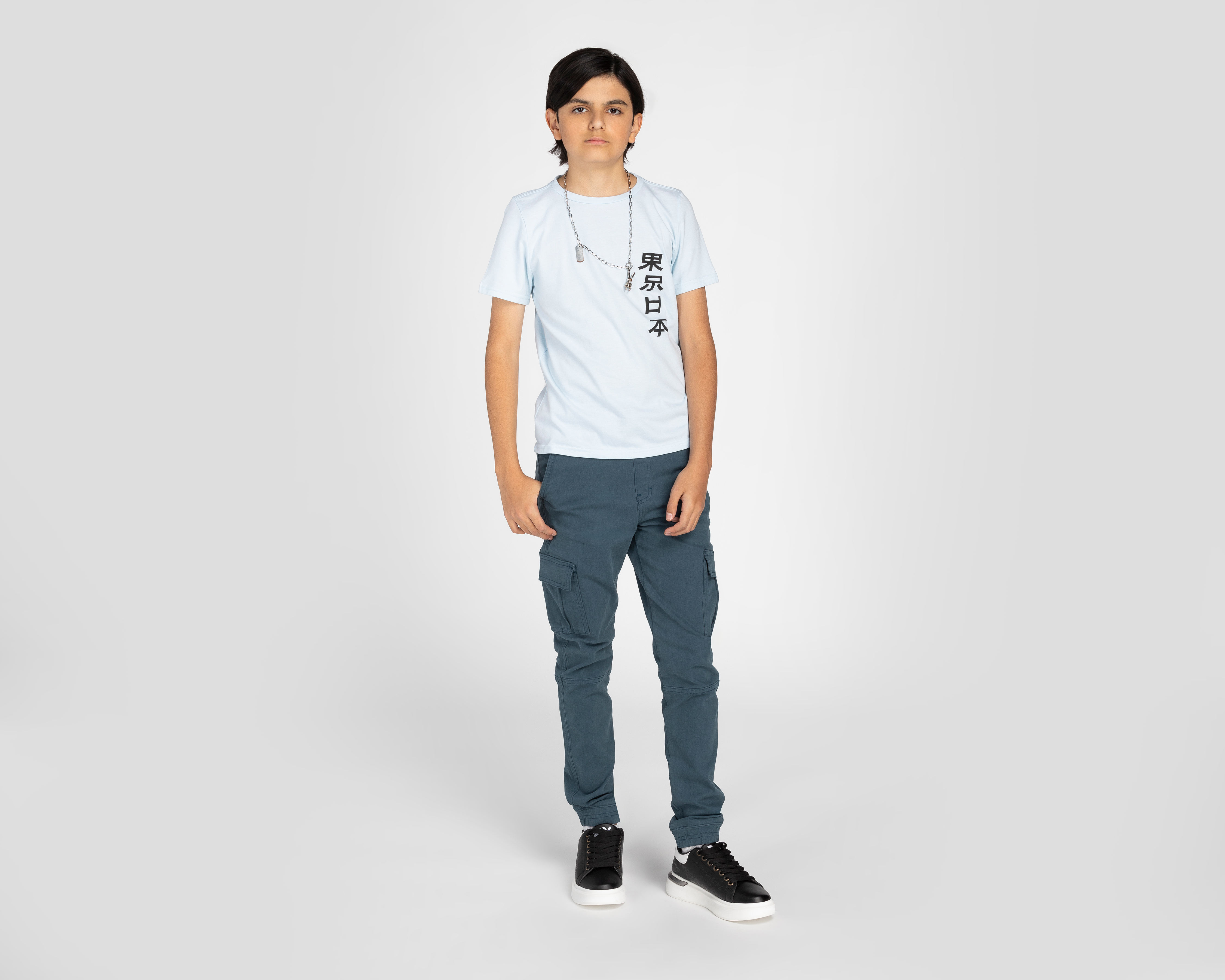 Foto 4 pulgar | Foto 3 | Playera Neo*City Manga Corta Estampada para Niño