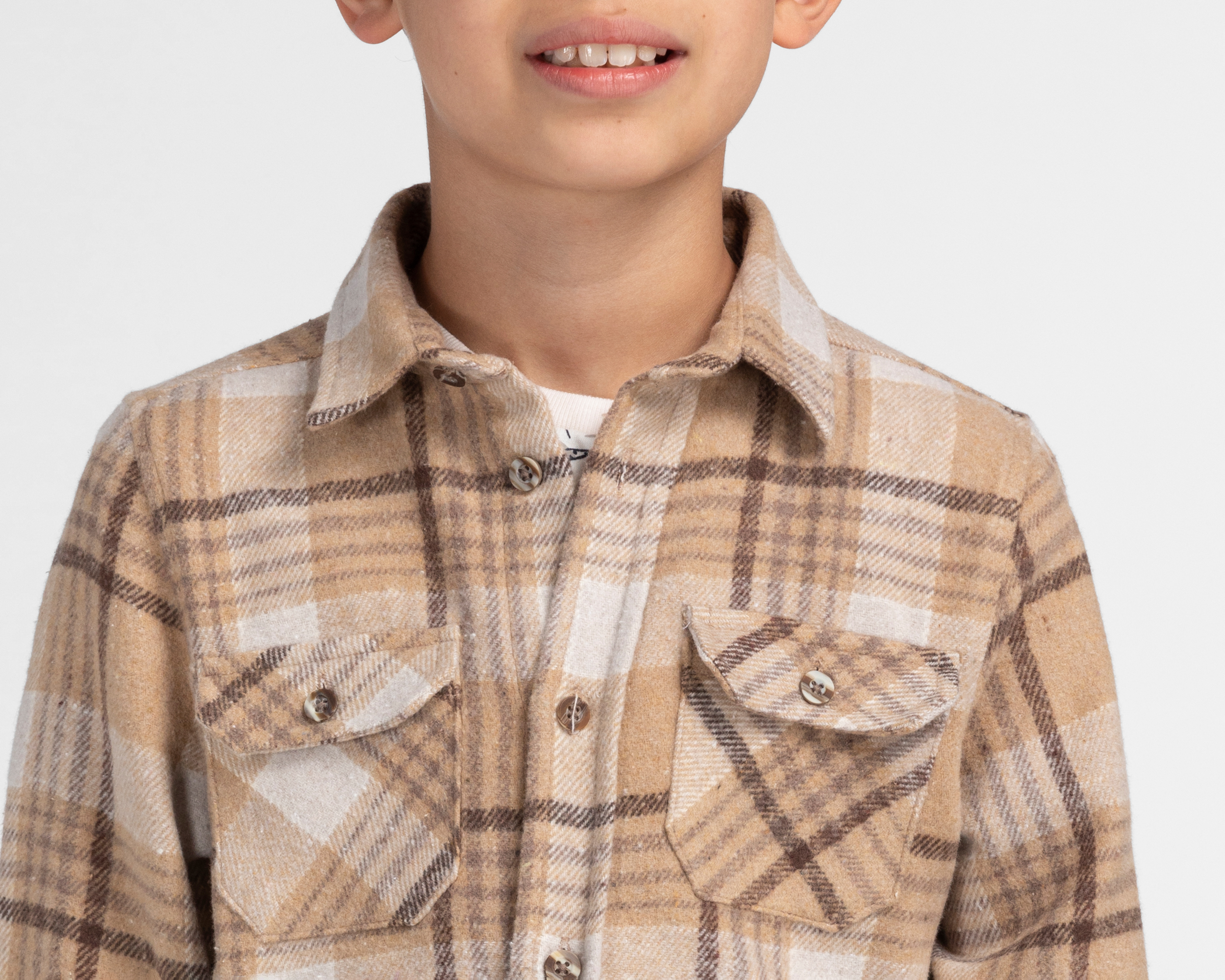 Foto 5 pulgar | Foto 4 | Camisa Refill Manga Larga a Cuadros Juvenil