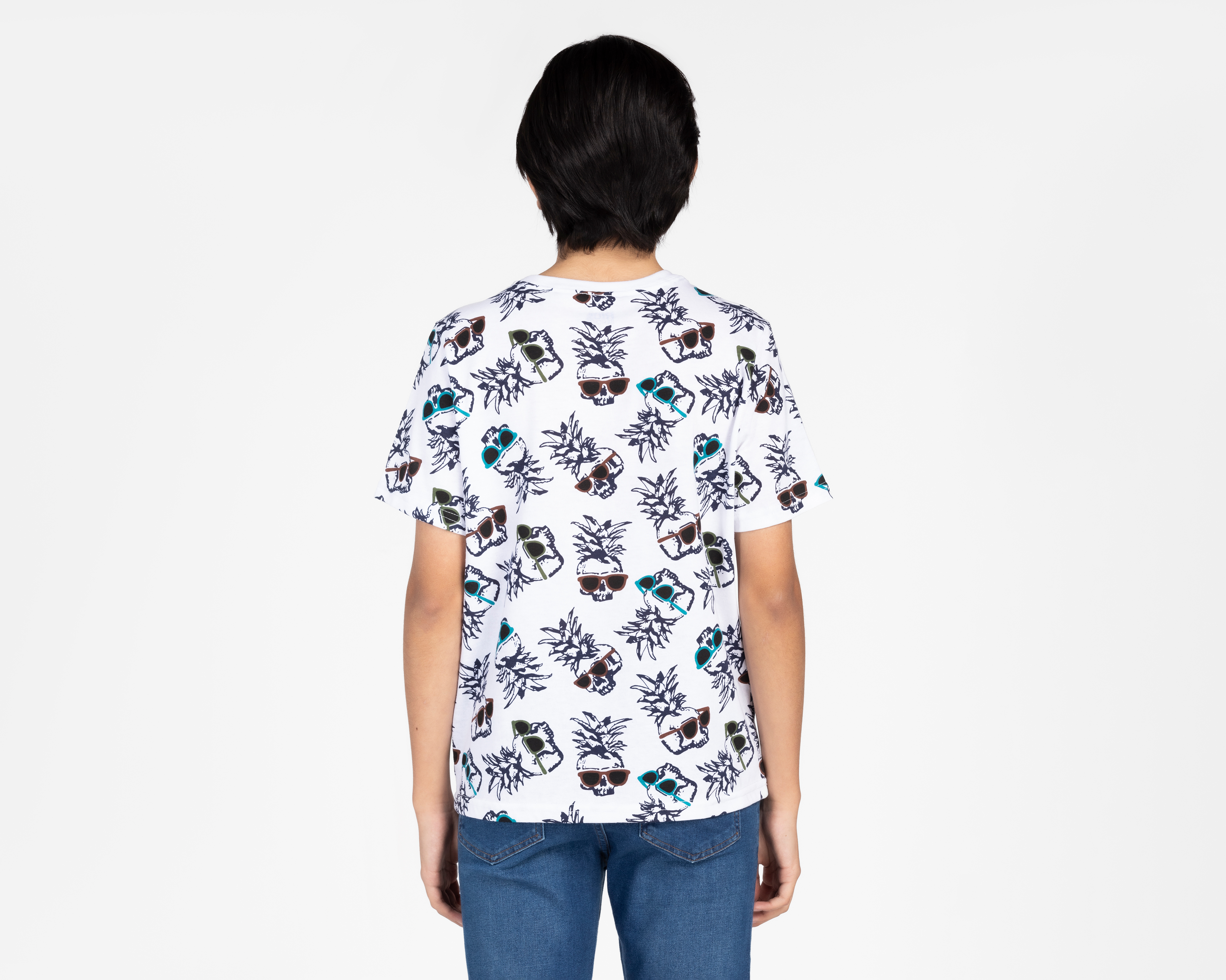 Foto 3 pulgar | Foto 2 | Playera Rio Beach Manga Corta con Miniprint para Niño