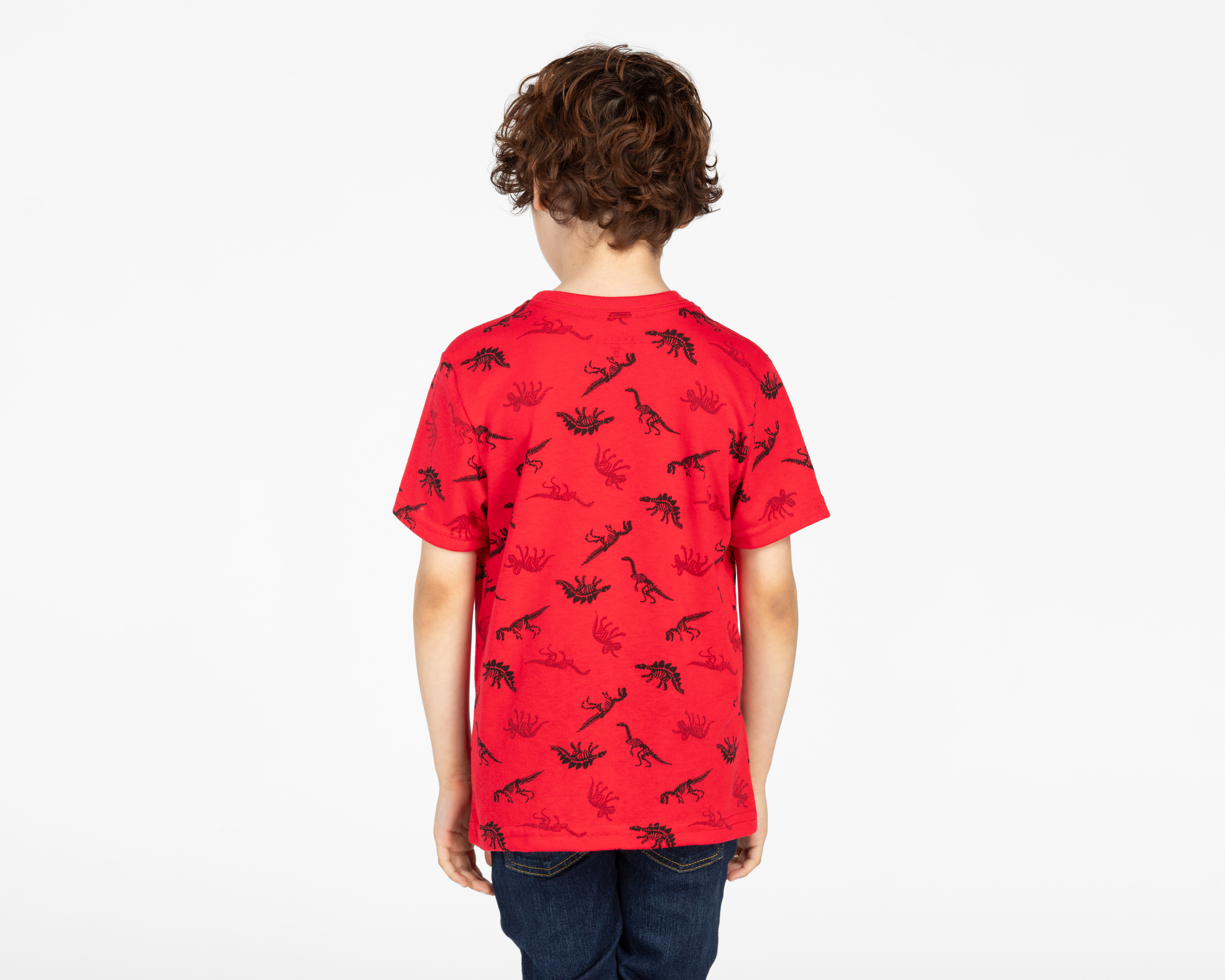 Foto 3 pulgar | Foto 2 | Playera Refill Manga Corta con Print de Dinosaurios para Niño