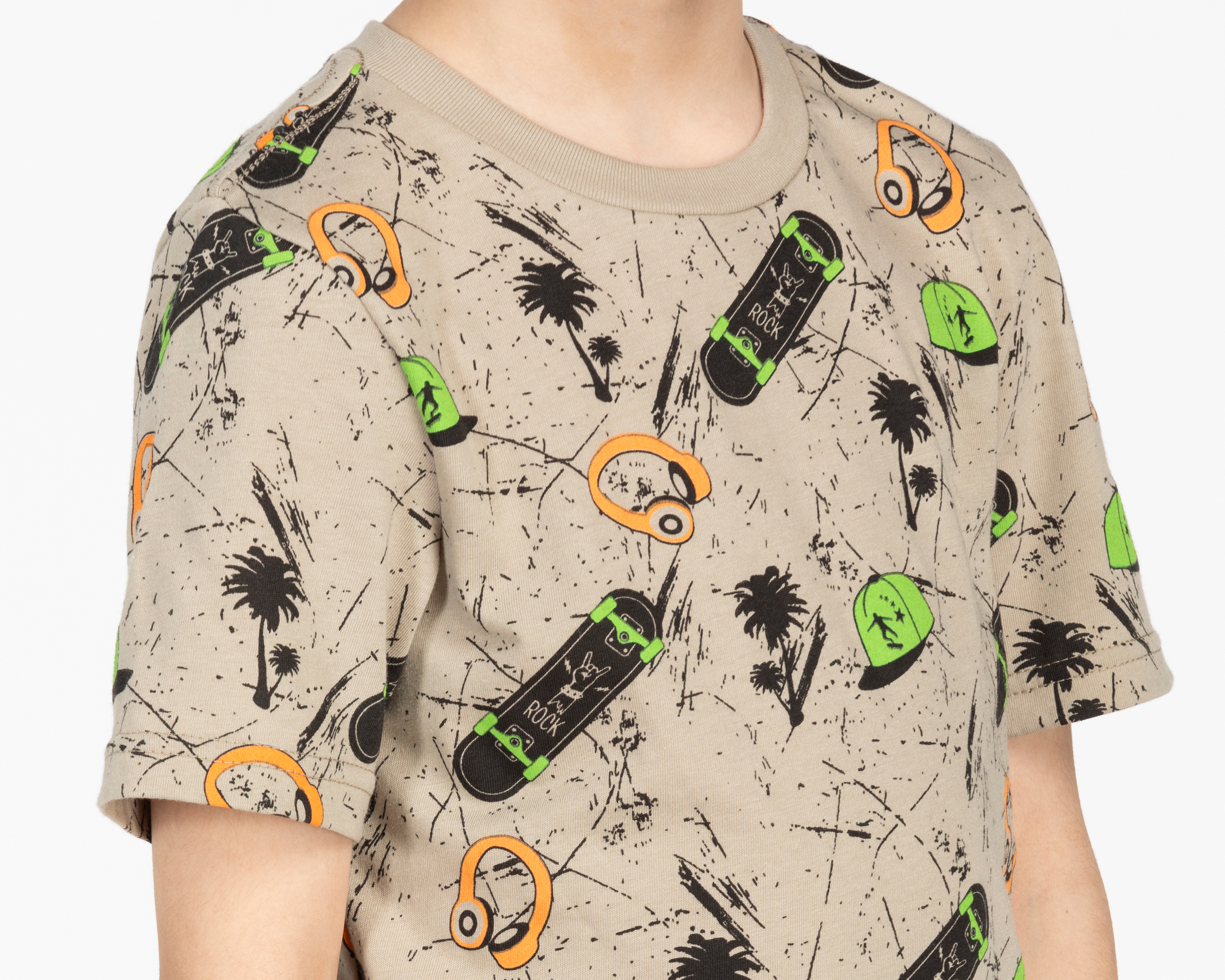 Foto 5 pulgar | Foto 4 | Playera Neo*City Manga Corta Estampada para Niño