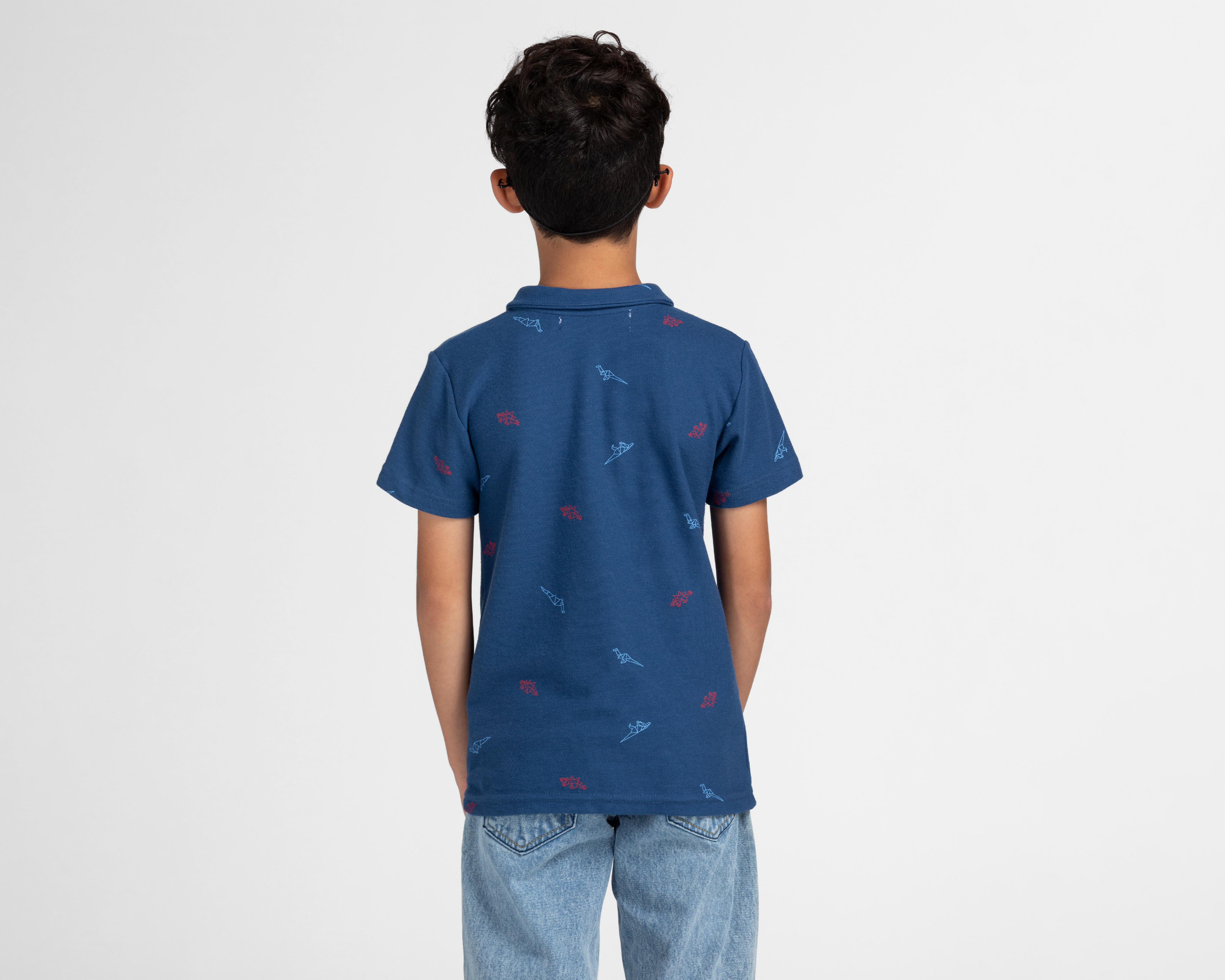 Foto 4 pulgar | Foto 3 | Playera Refill Manga Corta Estampada para Niño