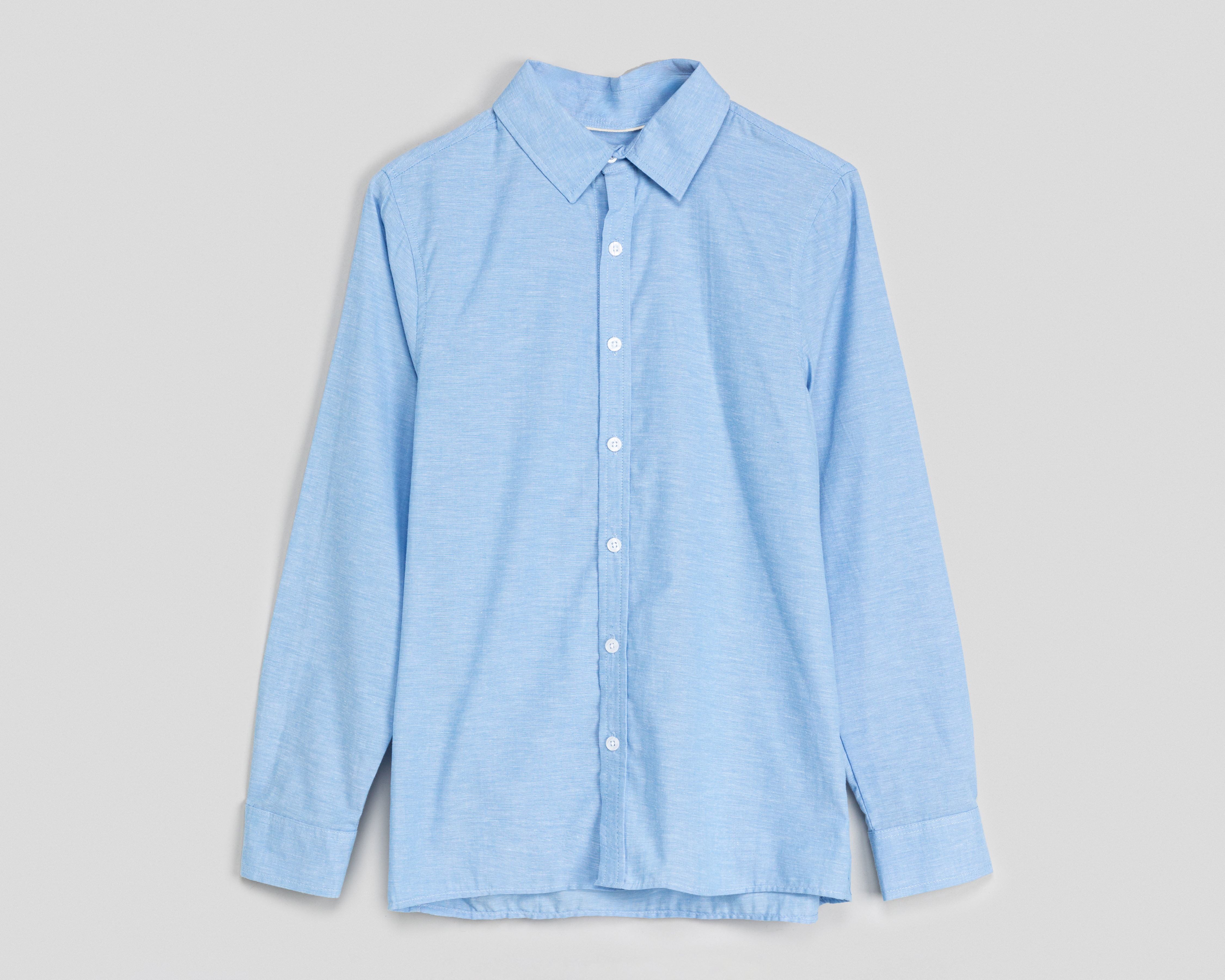 Foto 2 pulgar | Foto 1 | Camisa Refill Manga Larga Lisa Juvenil