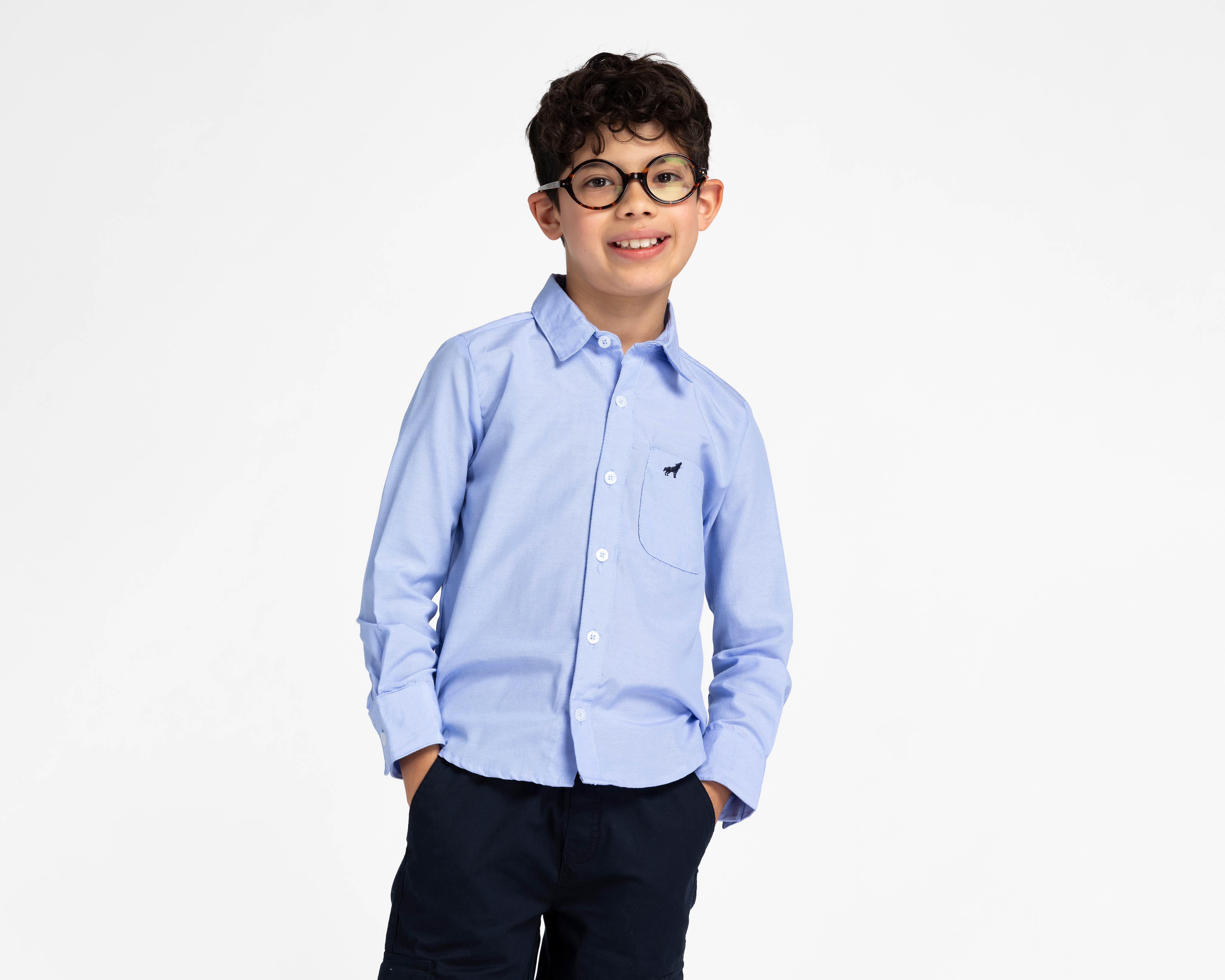 Foto 2 pulgar | Foto 1 | Camisa Refill Manga Larga para Niño