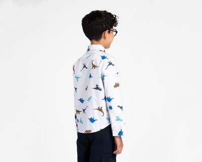 Foto 3 | Foto 3 | Camisa Refill Manga Larga con Print de Dinosaurios para Niño