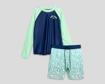 Foto 1 | Foto 1 | Traje de Baño Rio Beach Print de Tiburones para Niño 2 Piezas