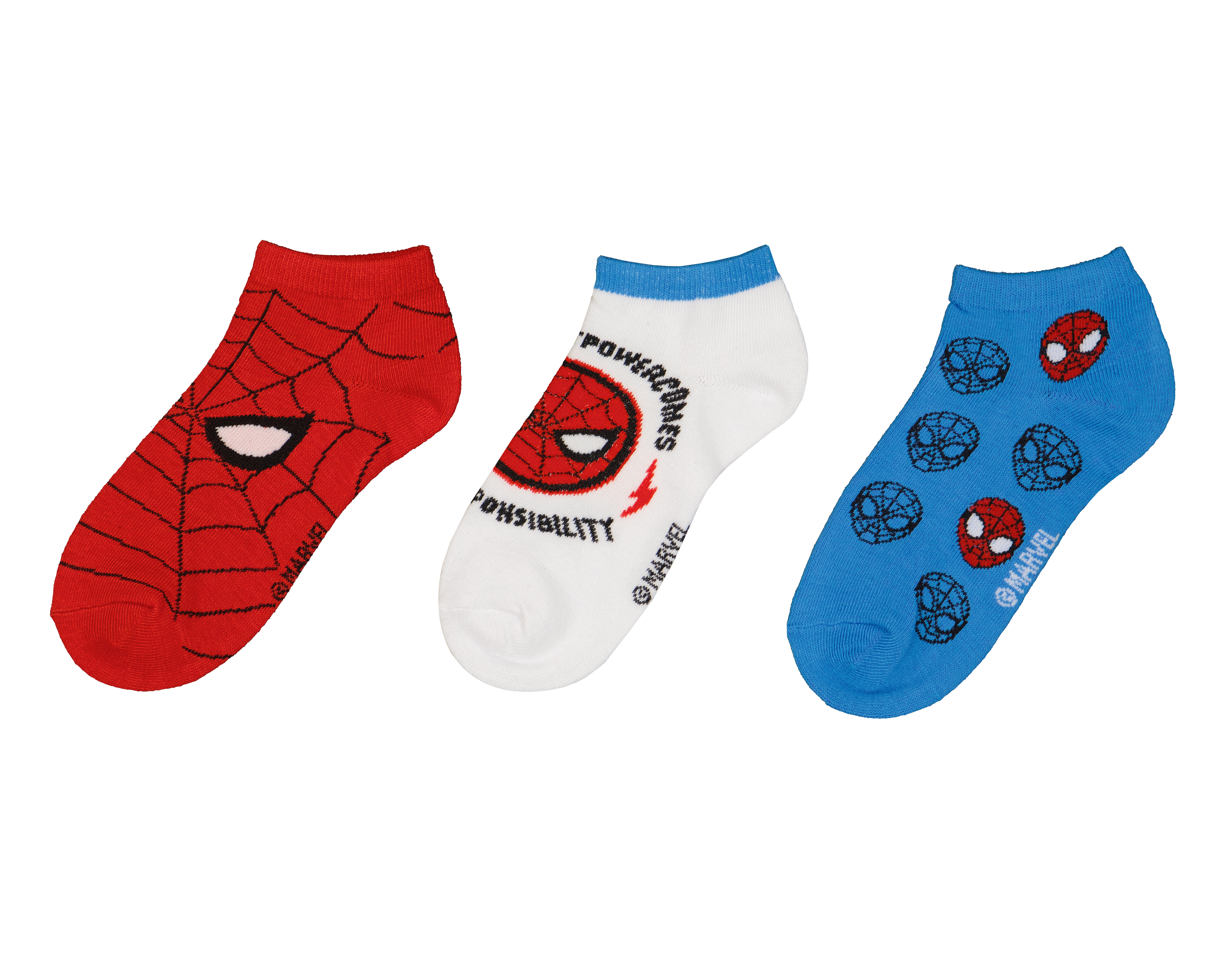 Foto 2 pulgar | Foto 1 | Calcetas Marvel para Niño 3 Pares