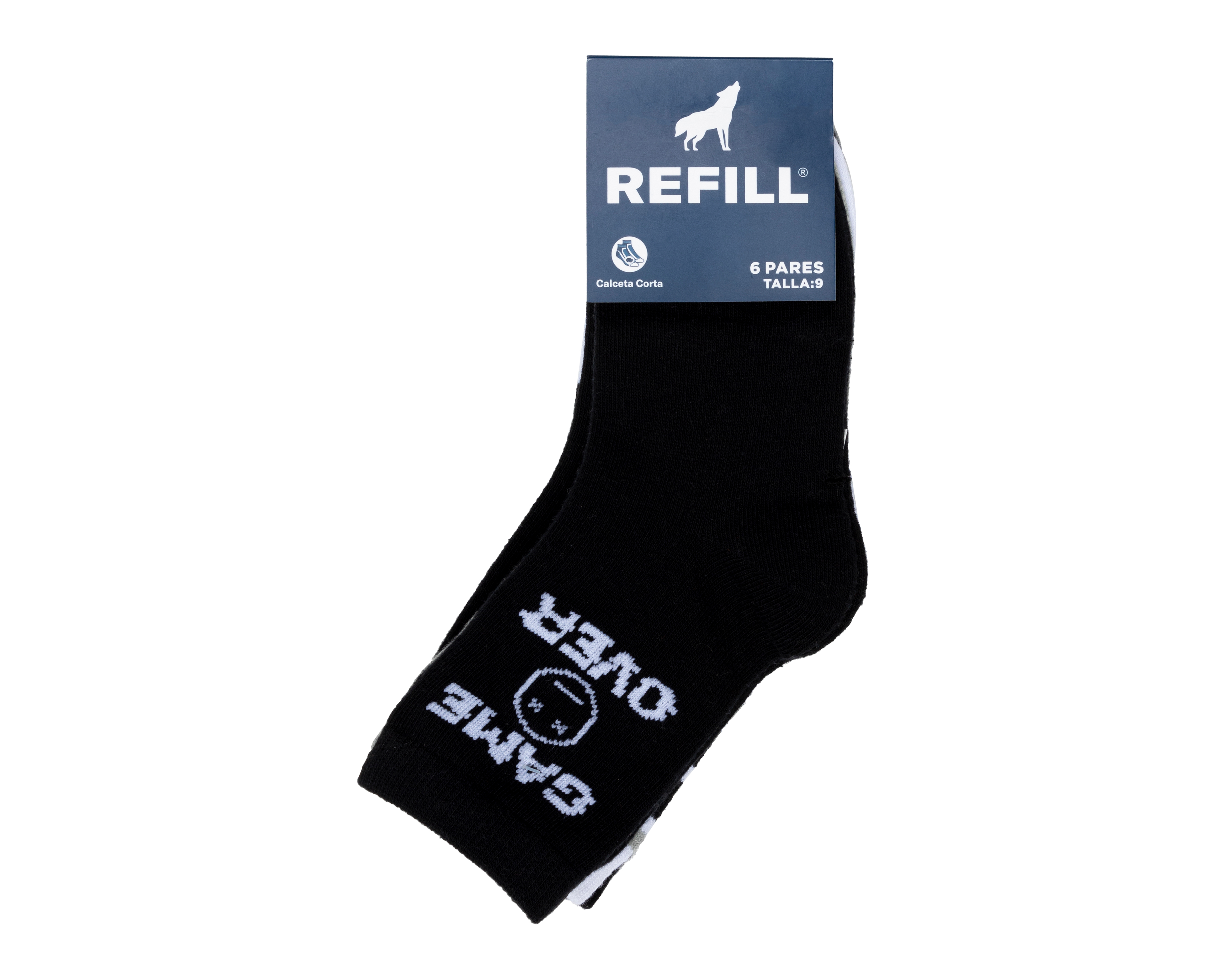 Foto 4 pulgar | Foto 3 | Calcetas Refill para Niño 6 Pares