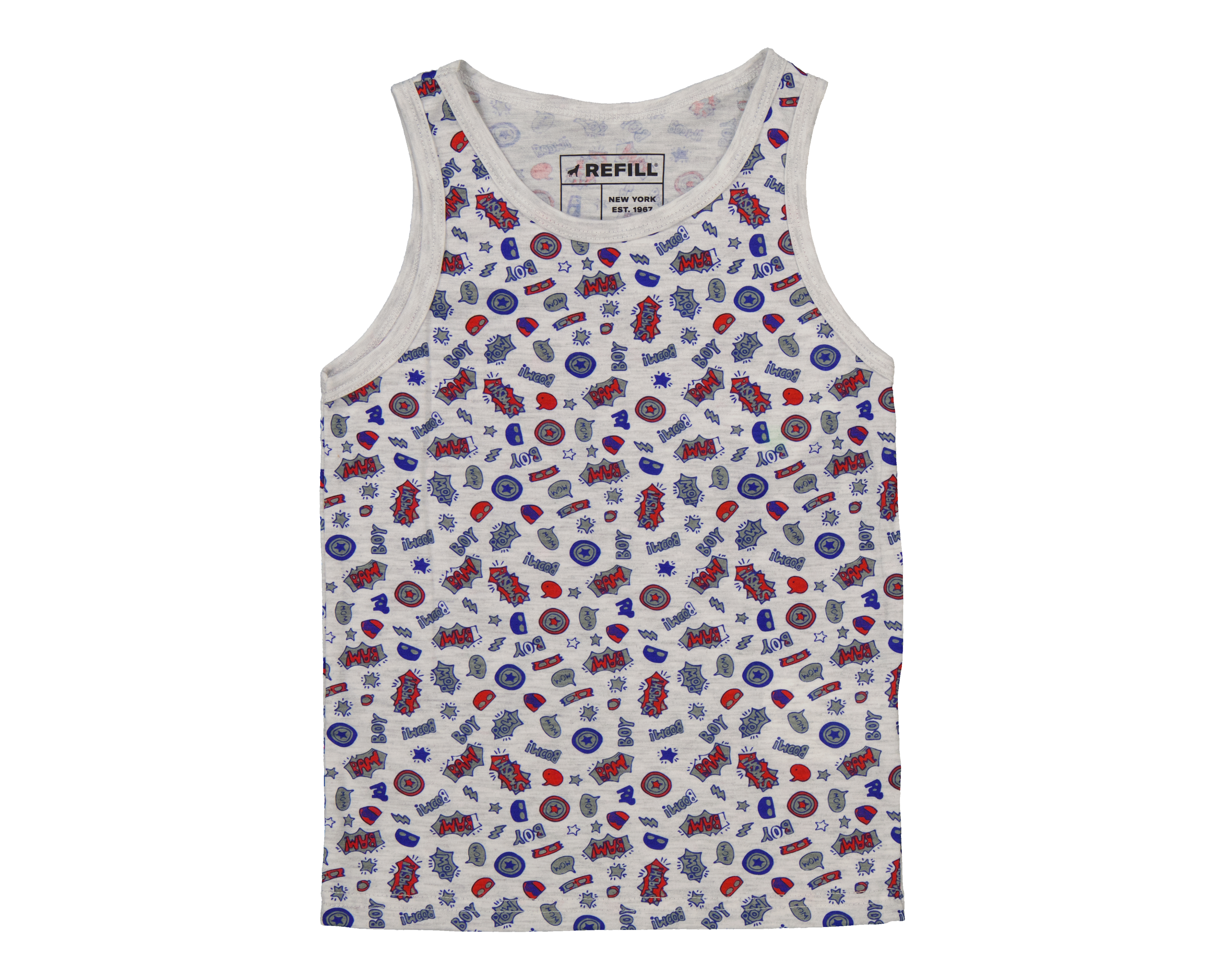 Foto 4 pulgar | Foto 3 | Playera Interior y Bóxer Refill para Niño 2 Piezas