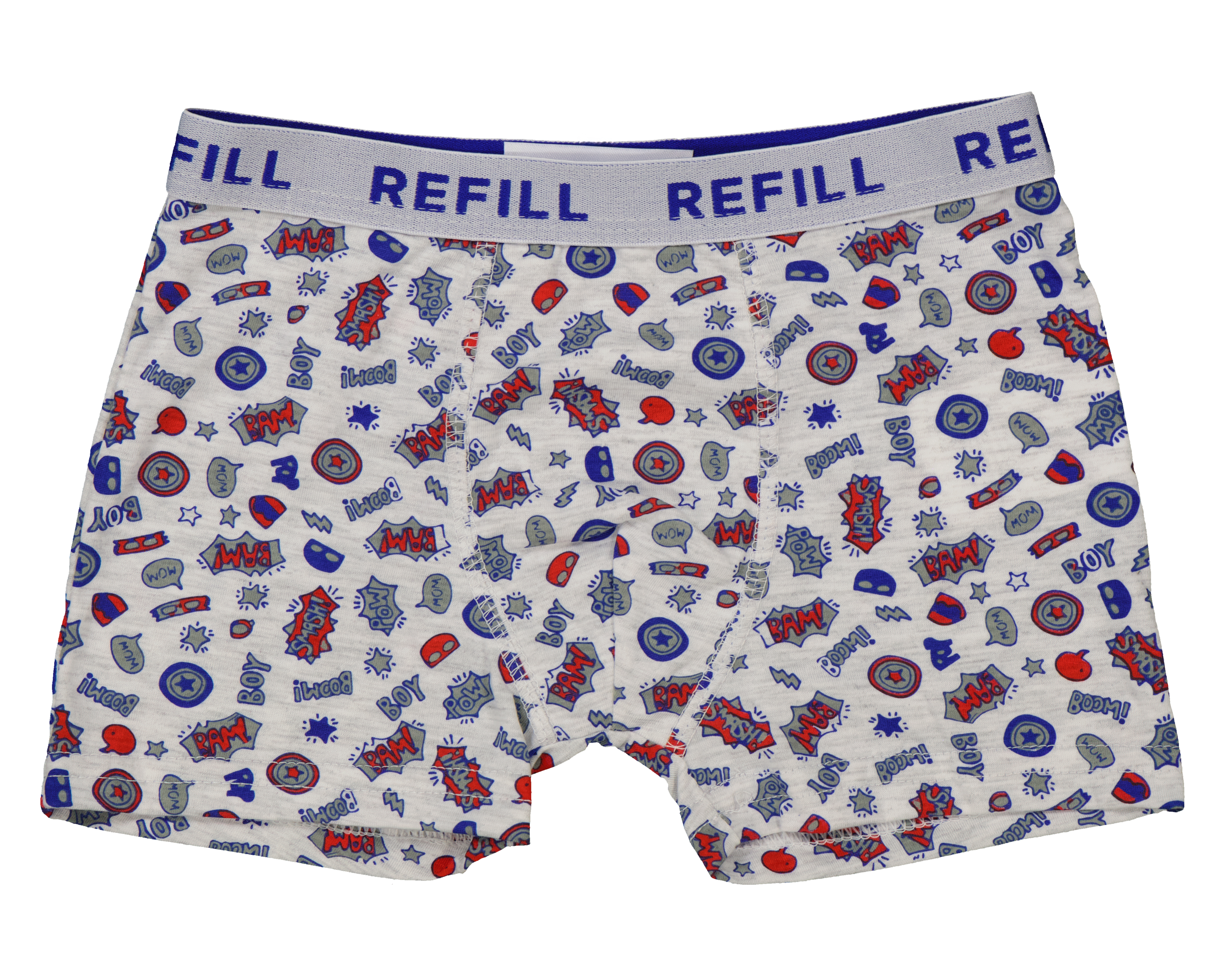 Foto 5 pulgar | Foto 4 | Playera Interior y Bóxer Refill para Niño 2 Piezas