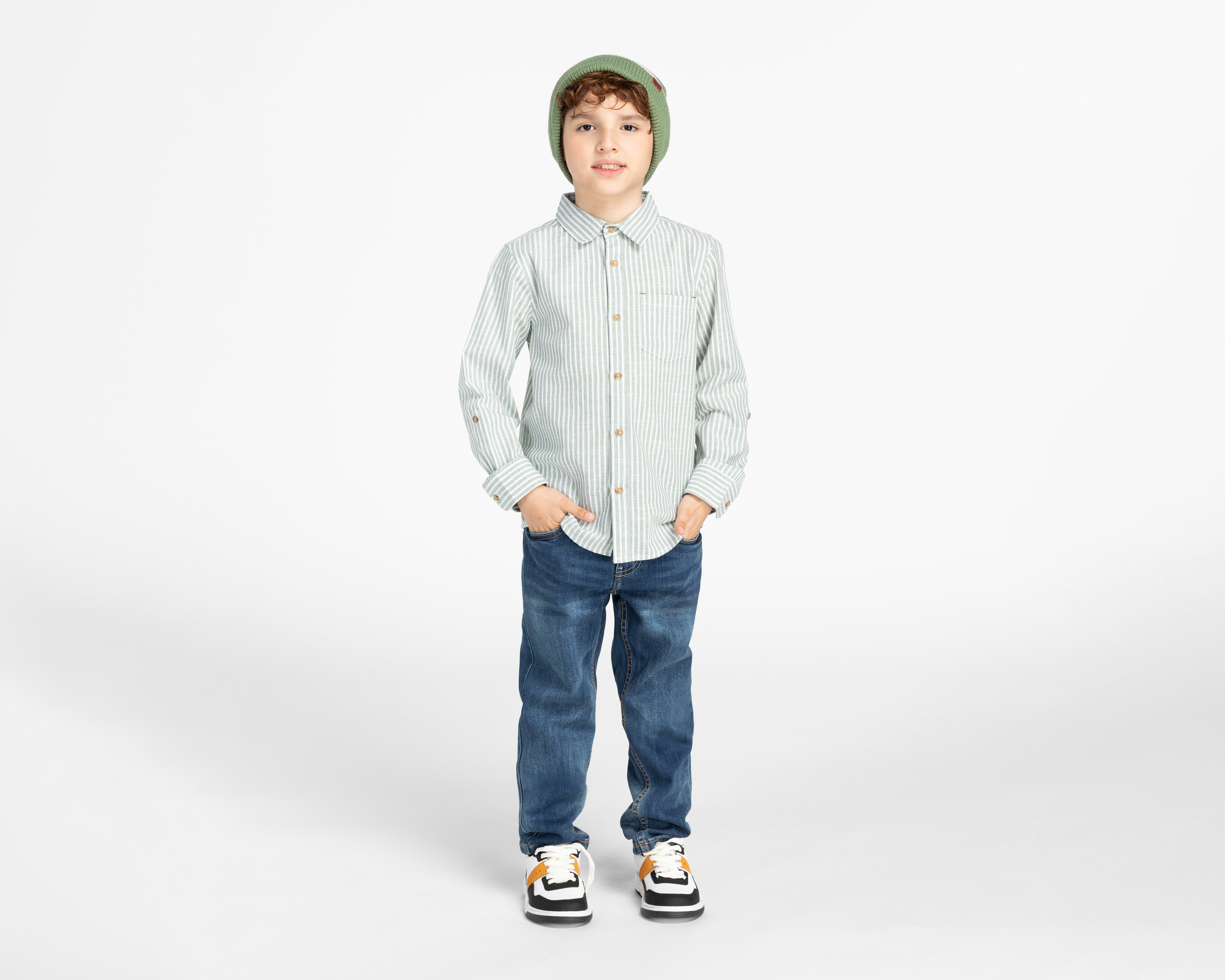 Foto 3 | Foto 3 | Camisa Refill Manga Larga a Rayas para Niño