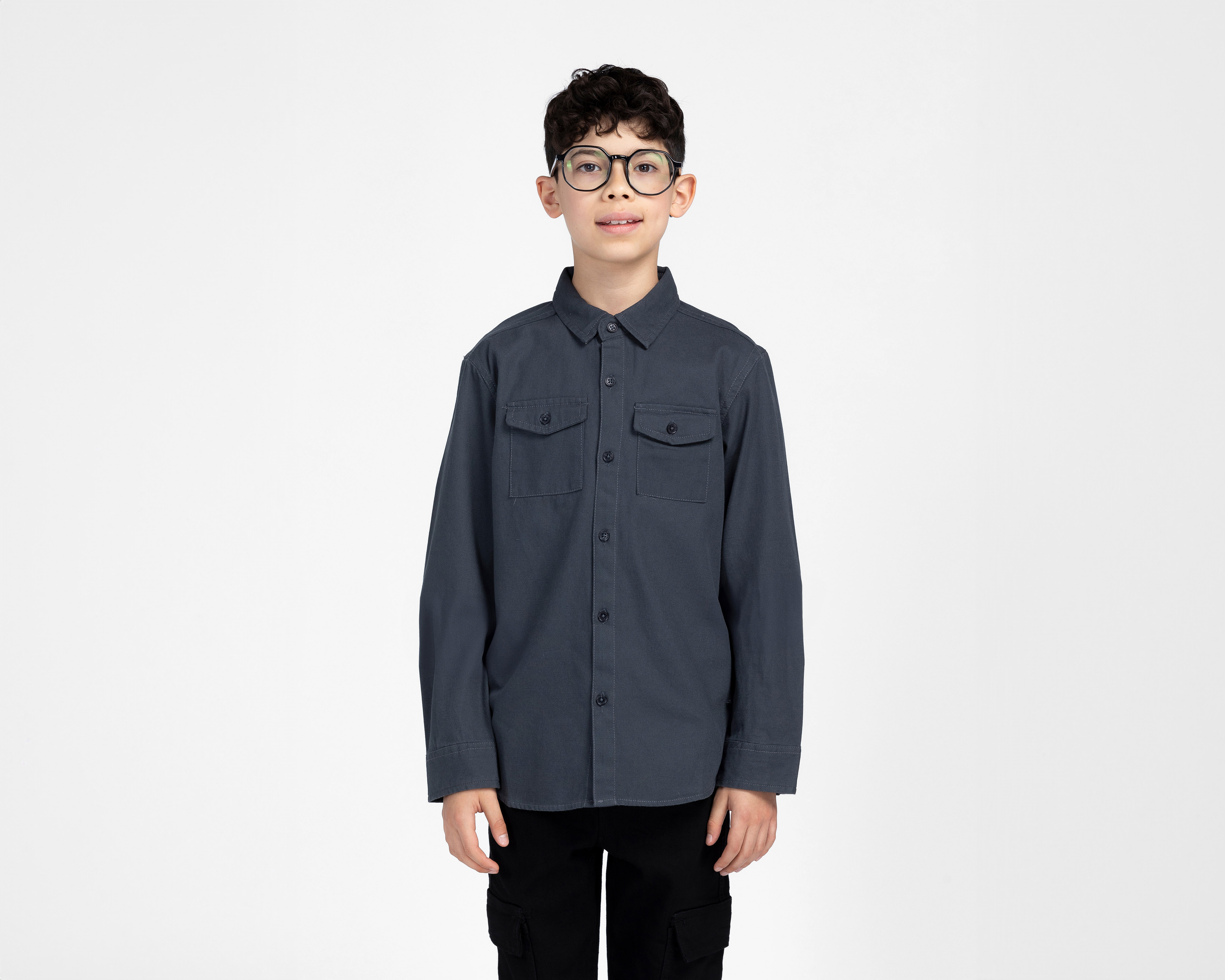 Foto 2 pulgar | Foto 1 | Camisa Manga Larga Neo*City para Niño