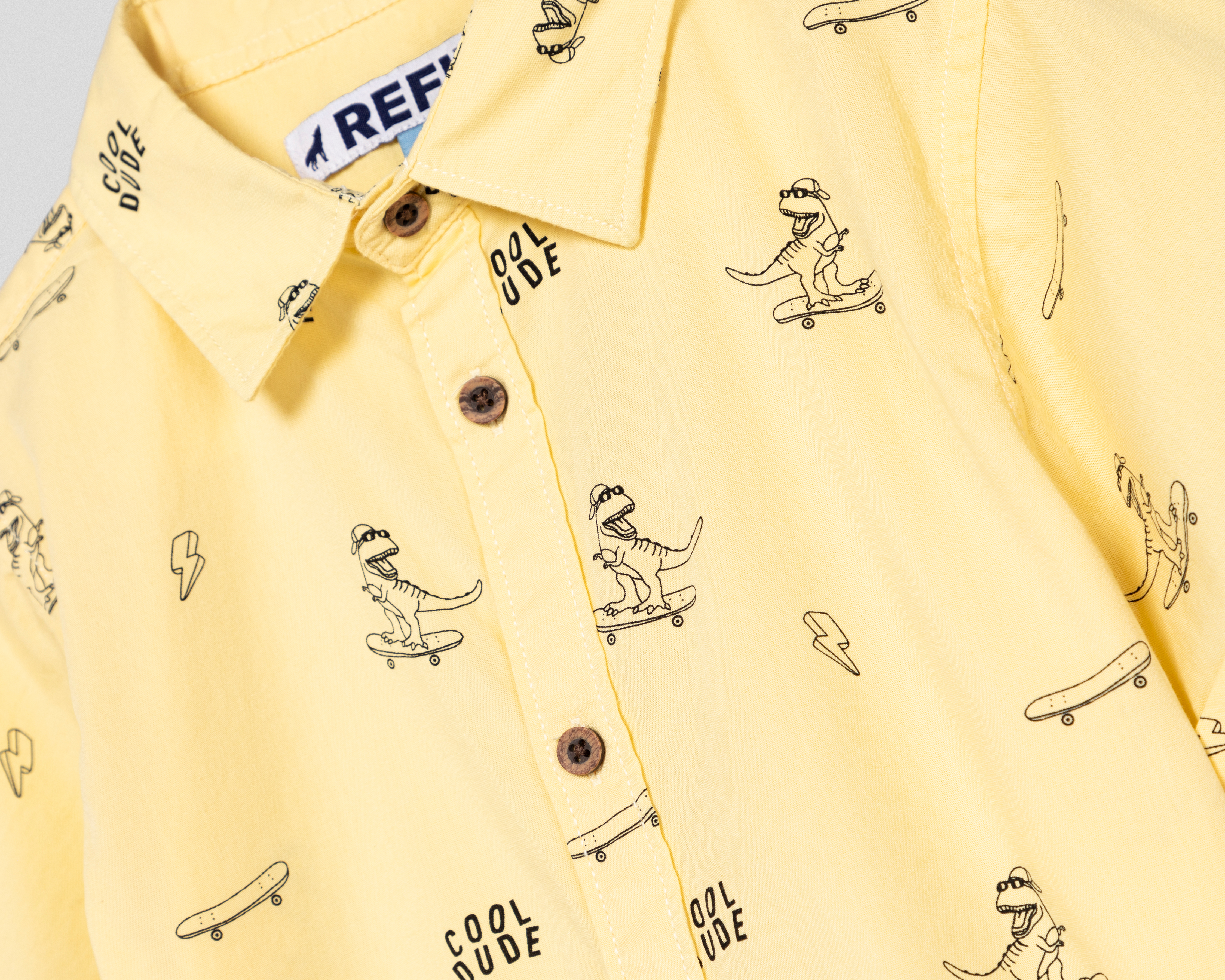 Foto 3 | Foto 3 | Camisa Refill Manga Corta Estampada para Niño