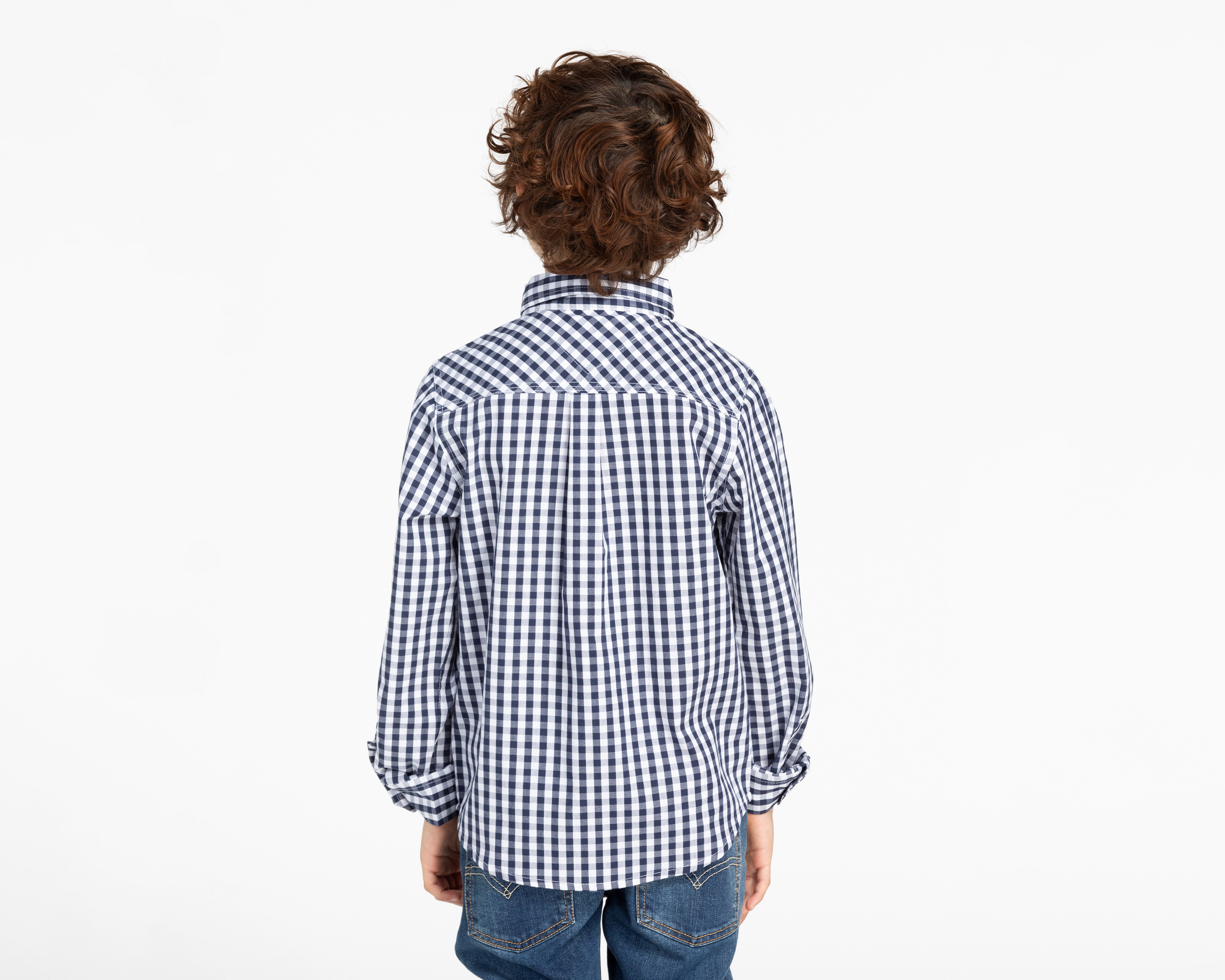 Foto 2 | Foto 2 | Camisa Refill Manga Larga a Cuadros para Niño