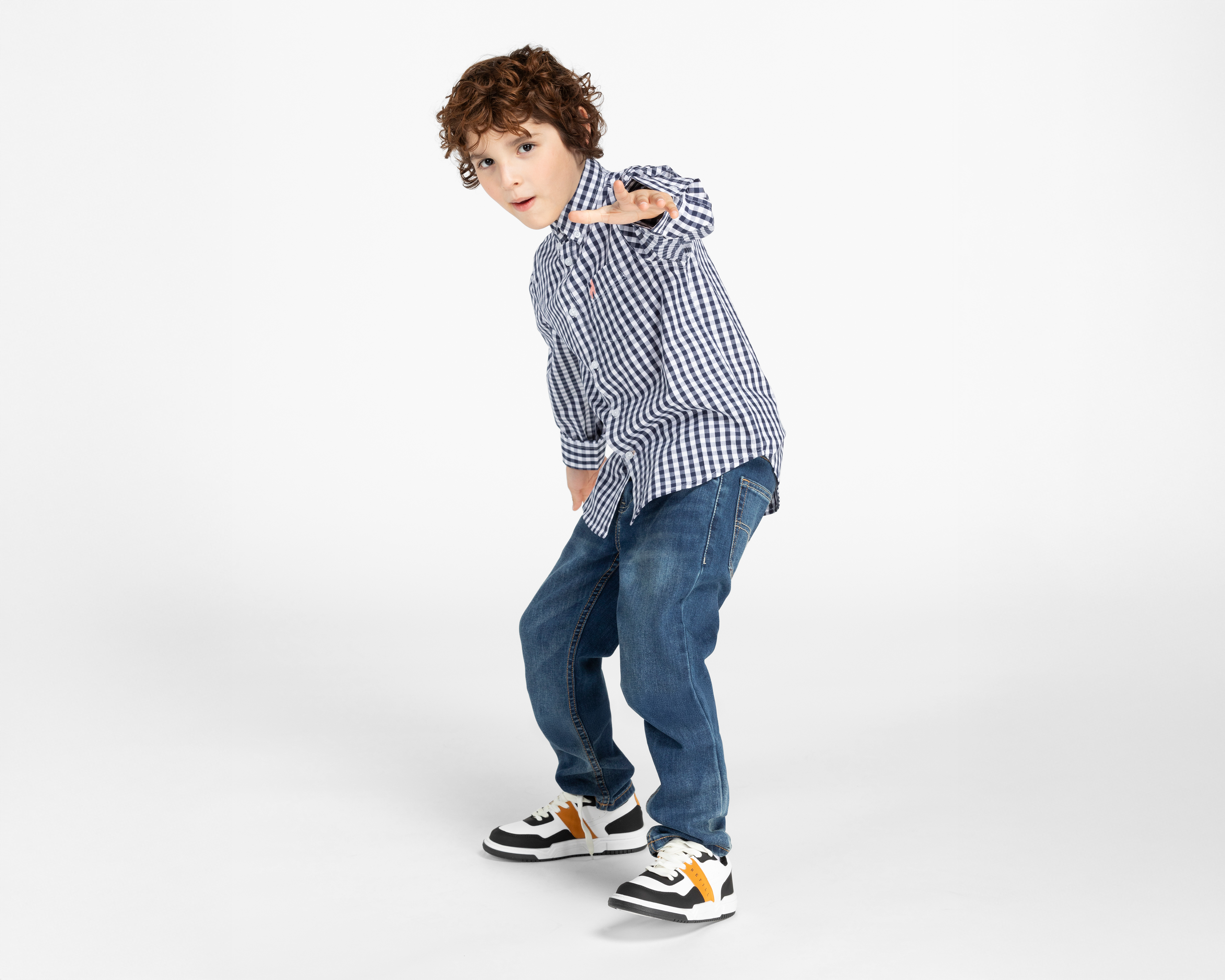 Foto 3 | Foto 3 | Camisa Refill Manga Larga a Cuadros para Niño