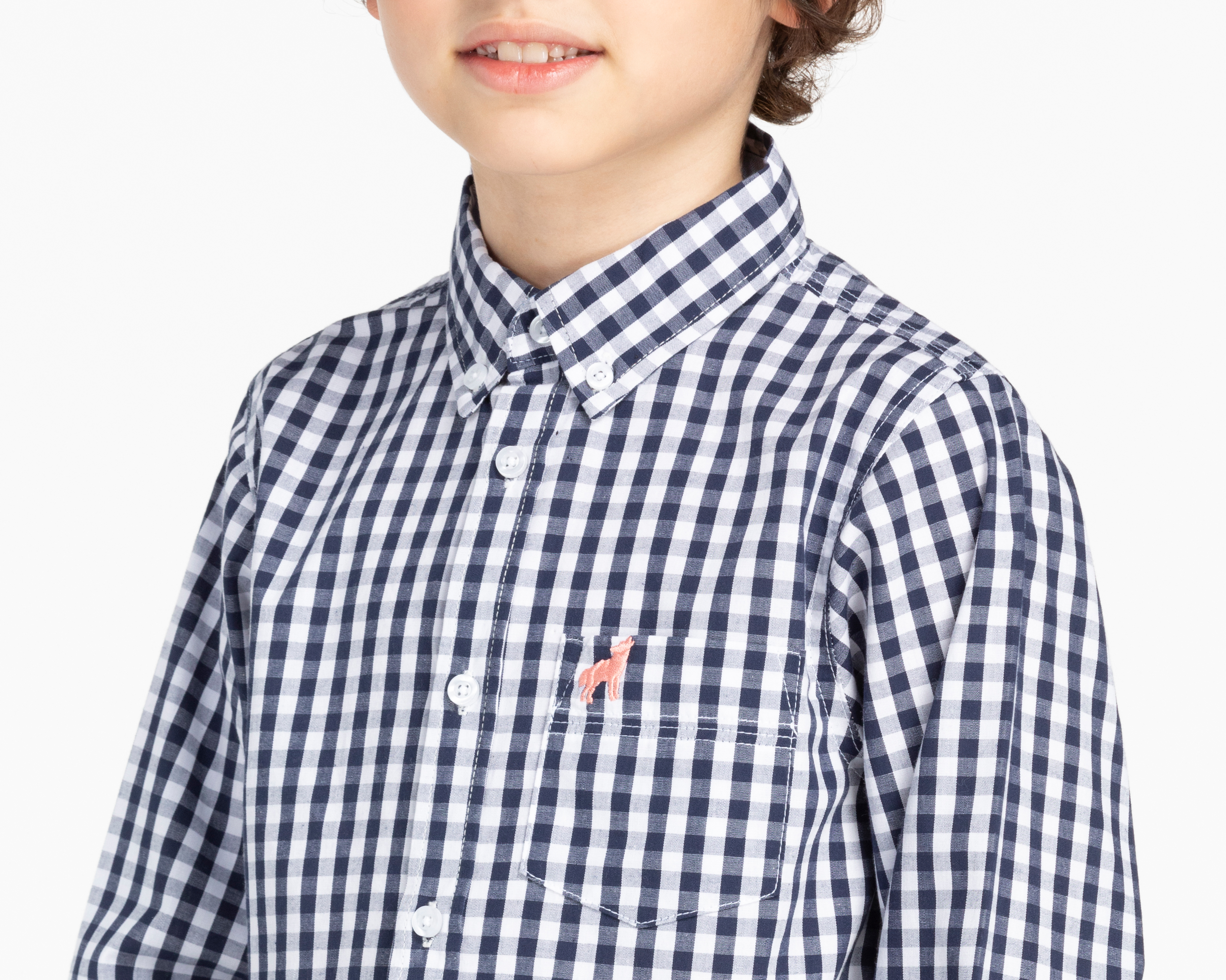 Foto 4 | Foto 4 | Camisa Refill Manga Larga a Cuadros para Niño