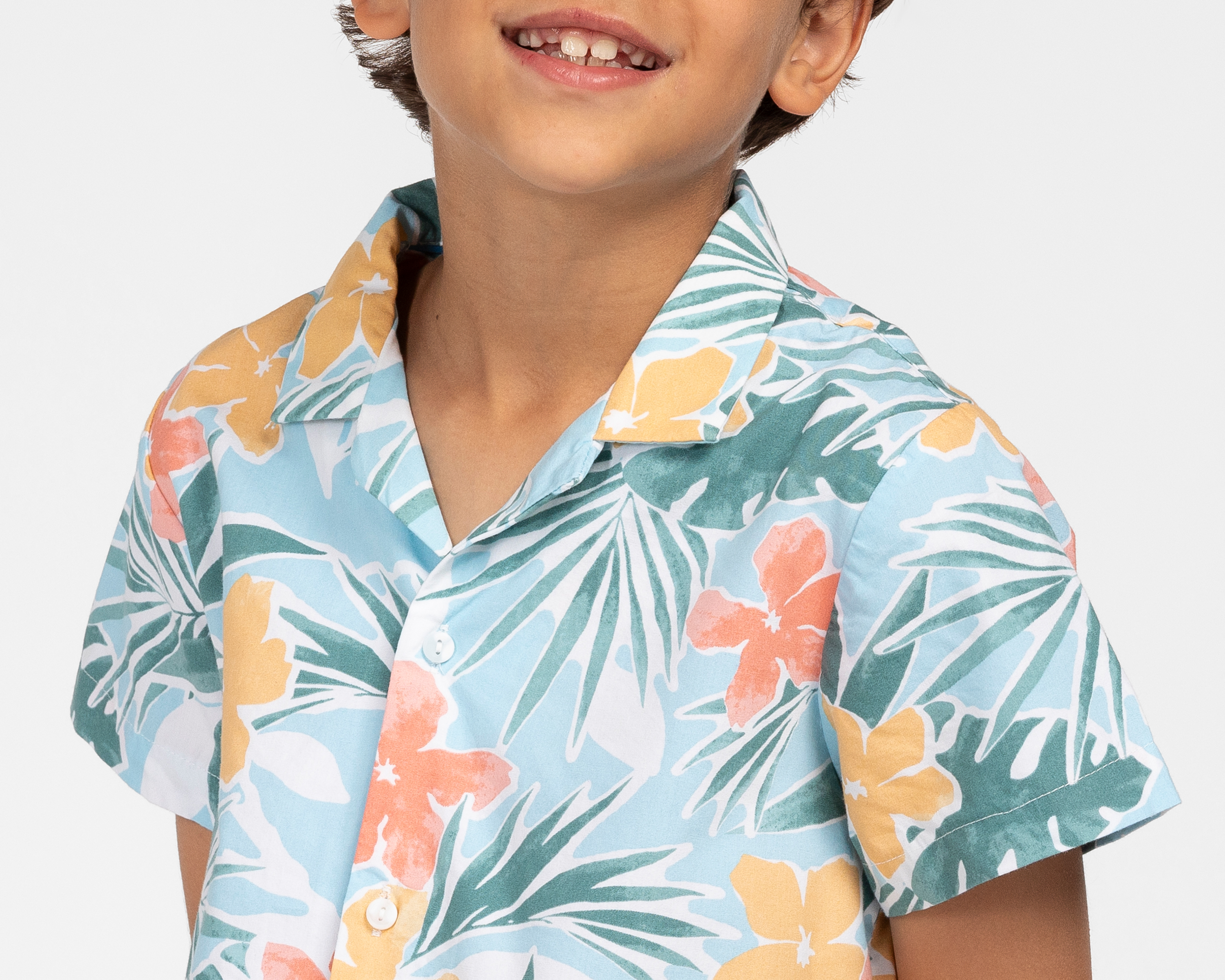 Foto 5 pulgar | Foto 4 | Camisa Cuello Americano Azul Refill para Niño