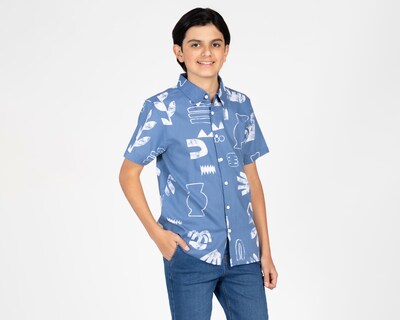 Foto 1 | Foto 1 | Camisa Refill Manga Corta Estampada Juvenil