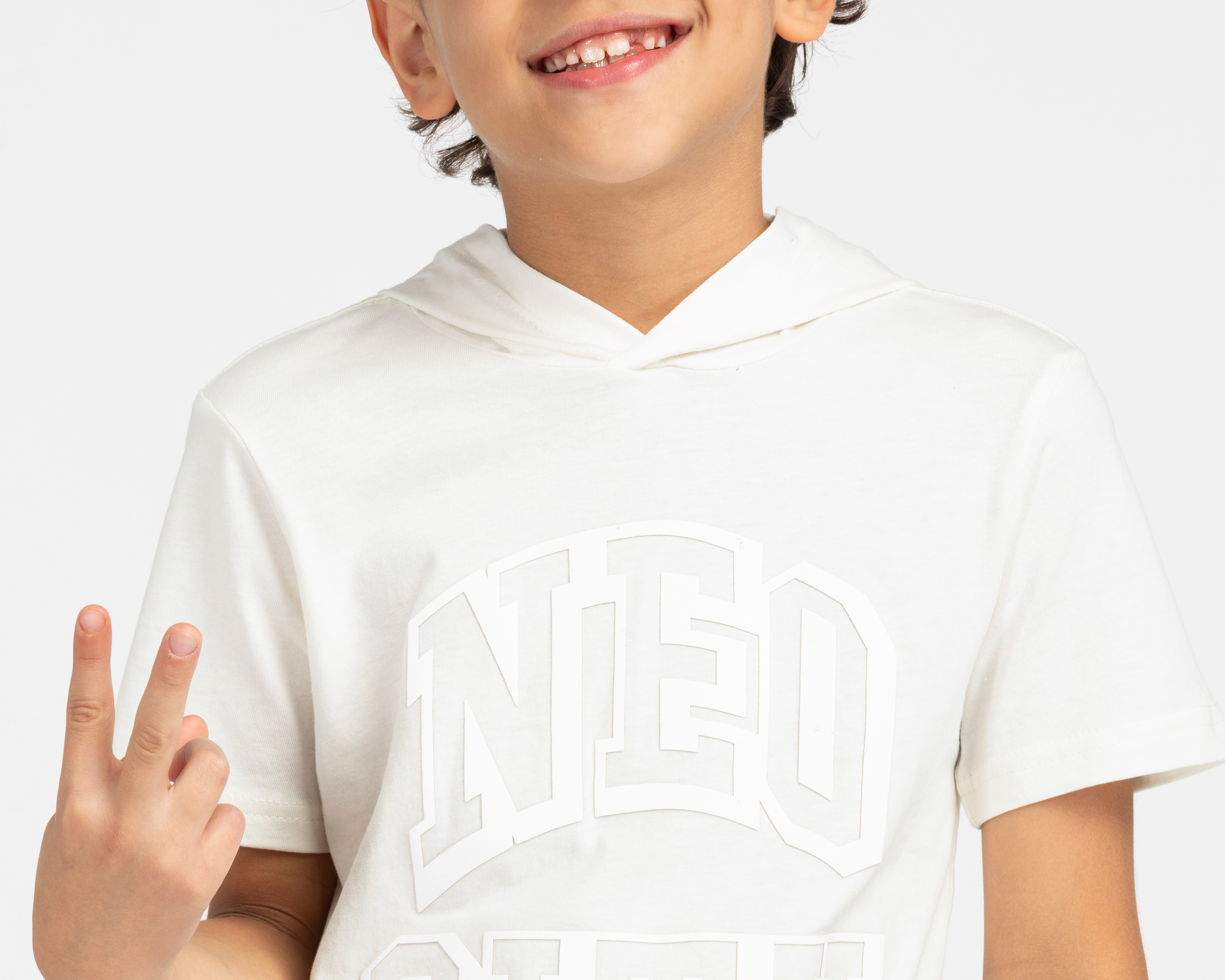 Foto 5 pulgar | Foto 4 | Playera Neo*City Manga Corta Estampada para Niño