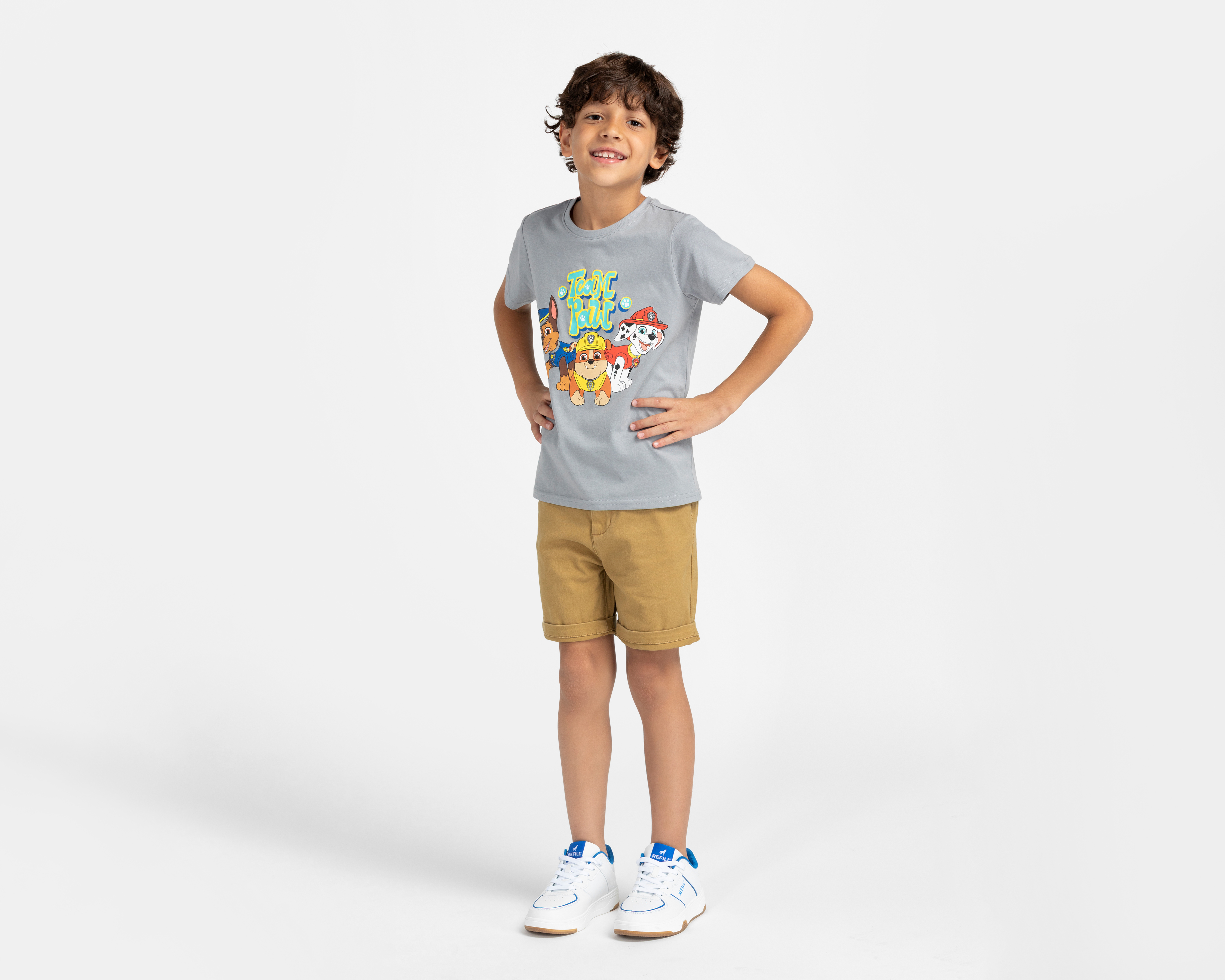 Foto 3 pulgar | Foto 2 | Playera Paw Patrol Manga Corta Estampada para Niño