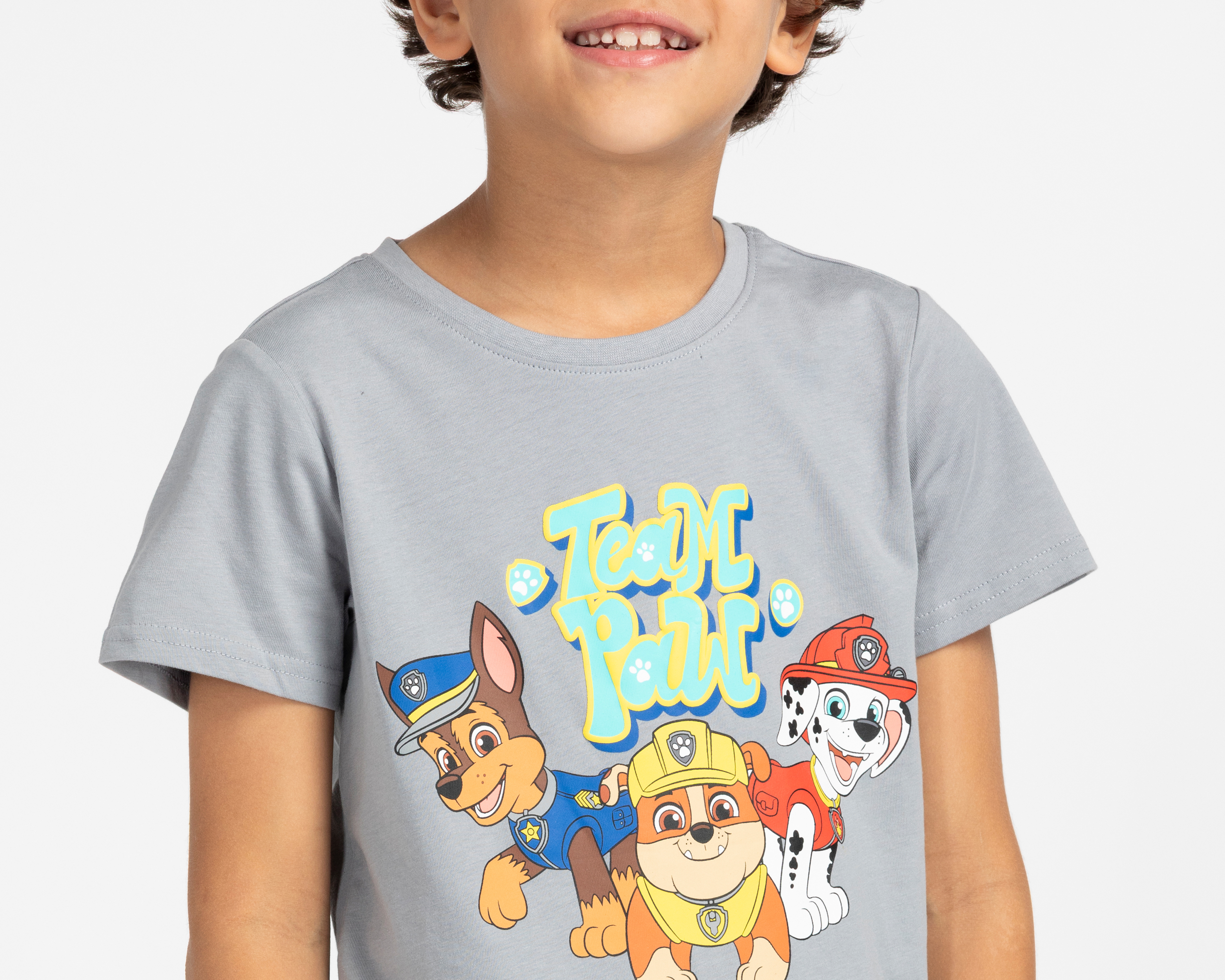 Foto 5 pulgar | Foto 4 | Playera Paw Patrol Manga Corta Estampada para Niño