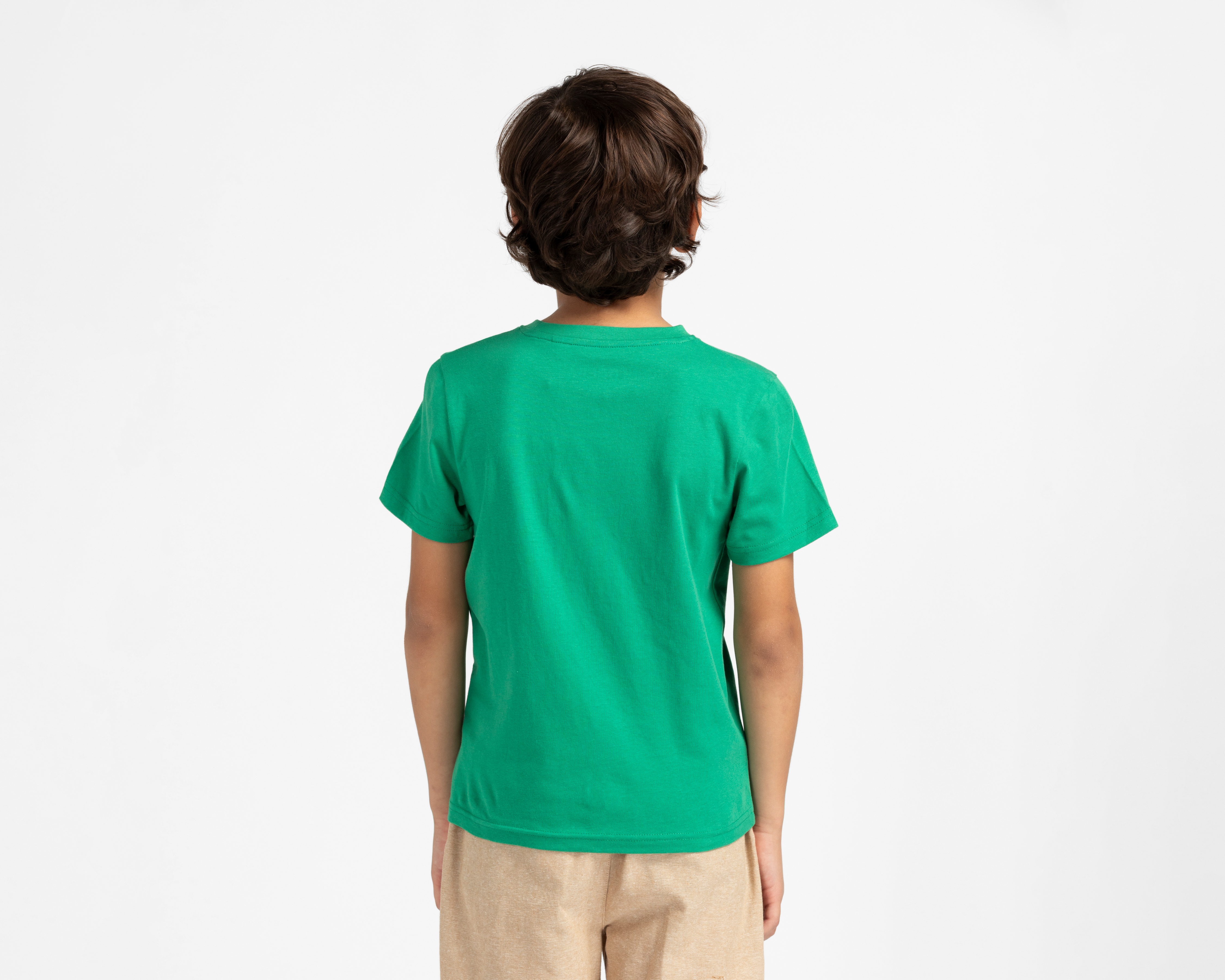 Foto 4 pulgar | Foto 3 | Playera Refill Manga Corta Verde para Niño