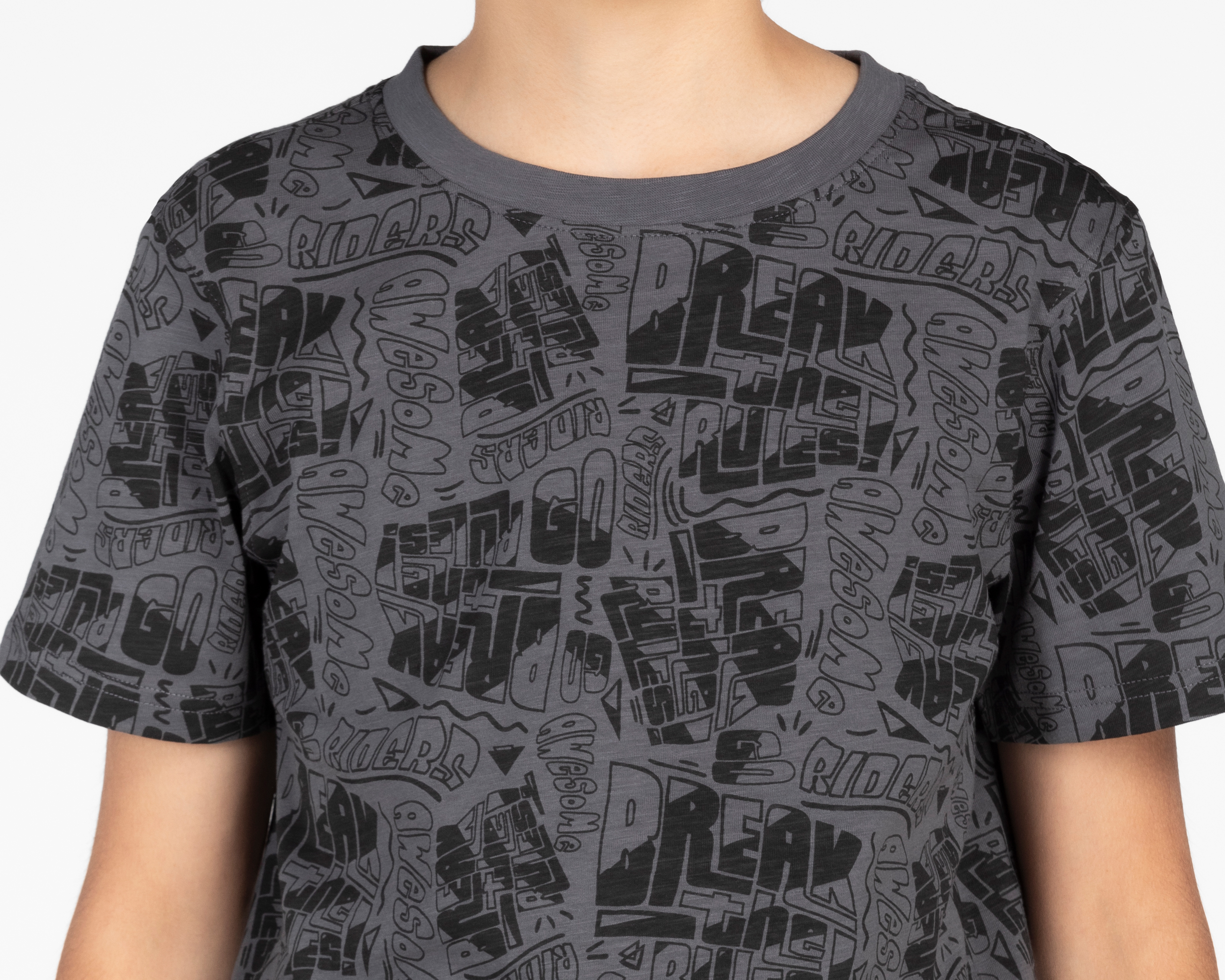 Foto 5 pulgar | Foto 4 | Playera Neo*City Manga Corta Estampada Juvenil