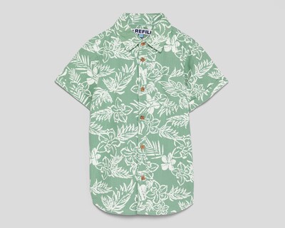 Foto 1 | Foto 1 | Camisa Refill Manga Corta Floral para Niño