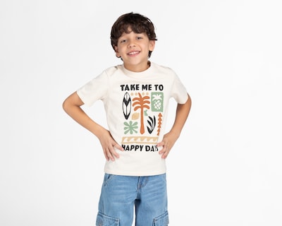 Foto 1 | Foto 1 | Playera Refill Manga Corta Estampada para Niño