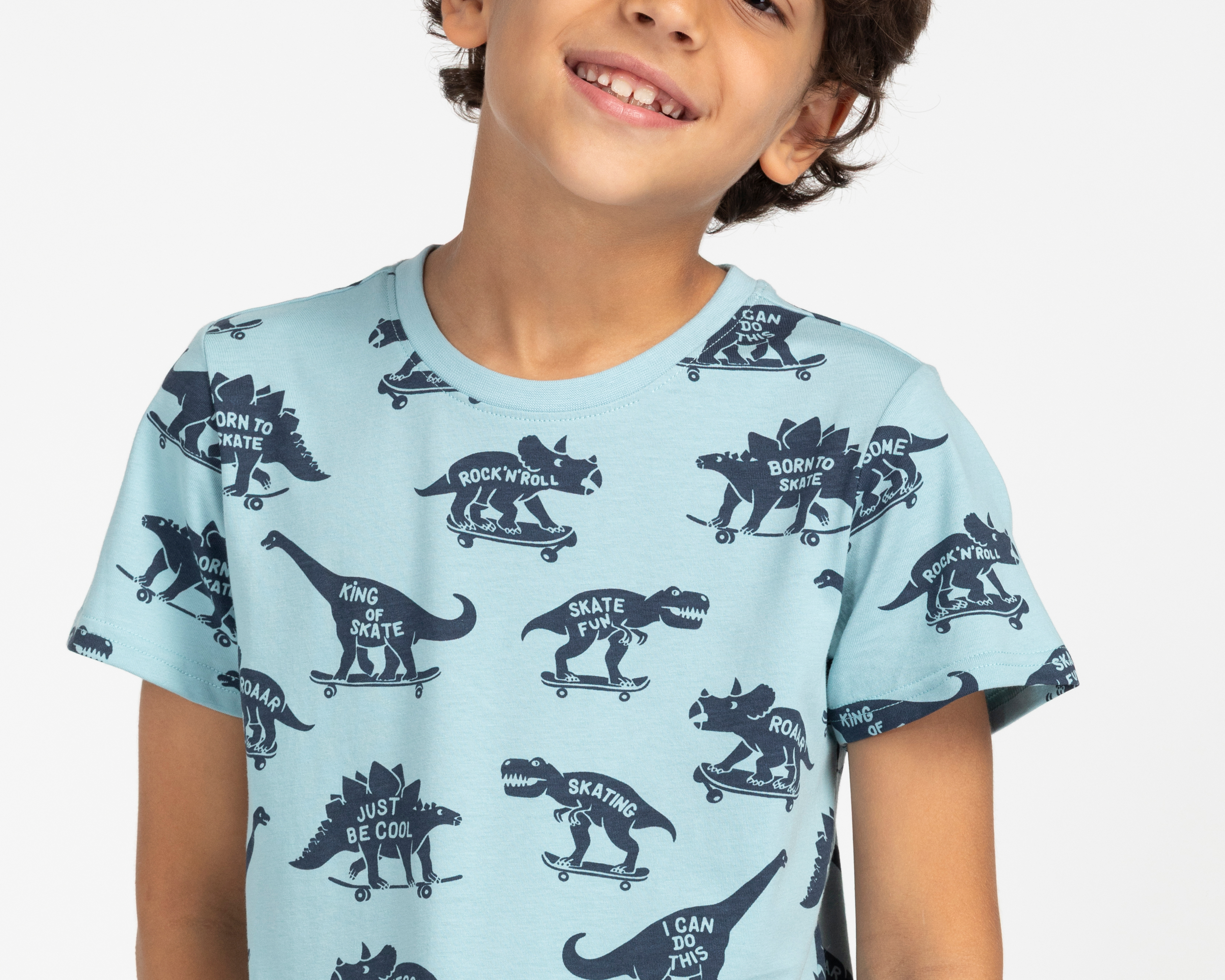 Foto 5 pulgar | Foto 4 | Playera Refill Manga Corta Estampada para Niño