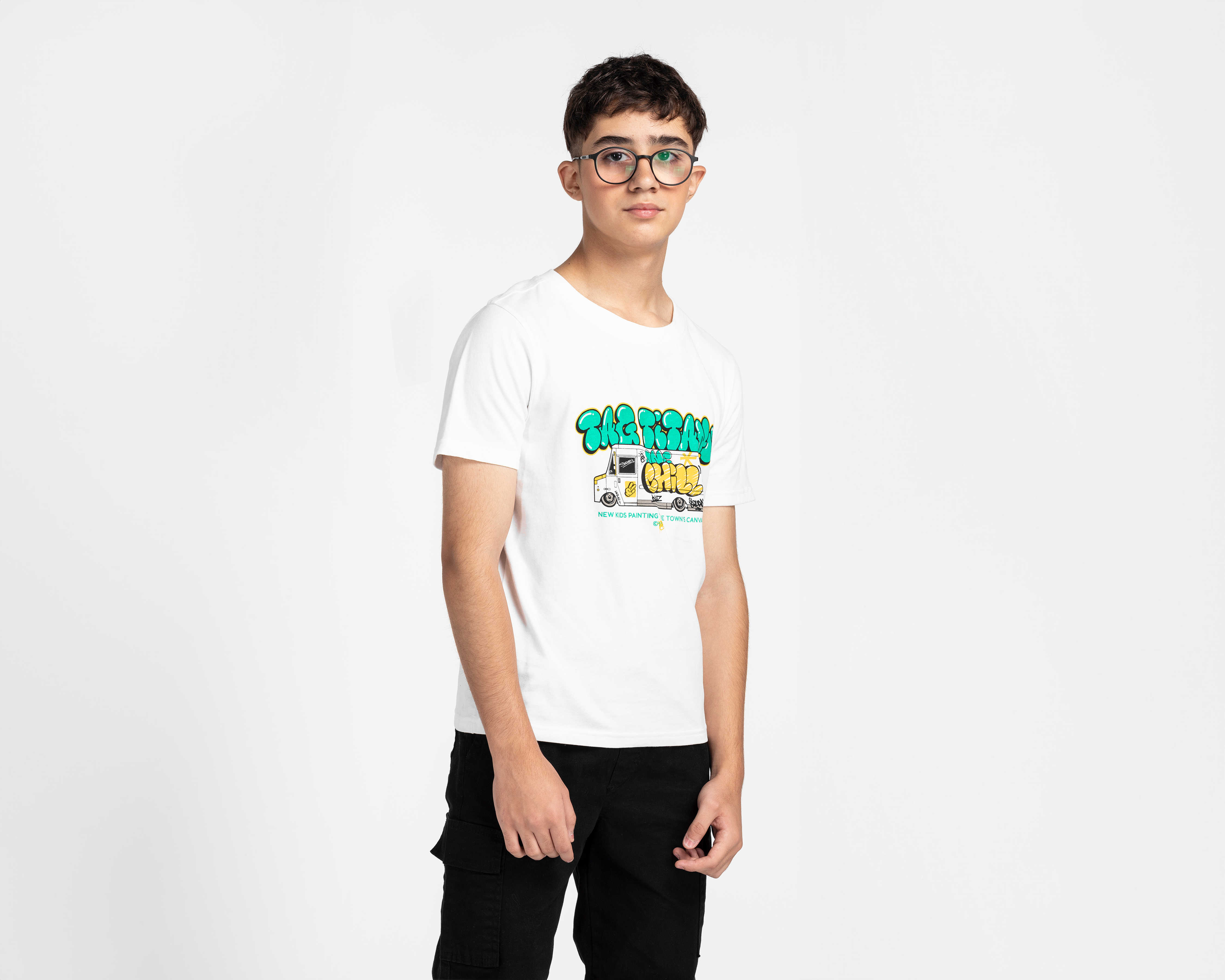 Foto 1 | Foto 1 | Playera Neo*City Manga Corta Juvenil