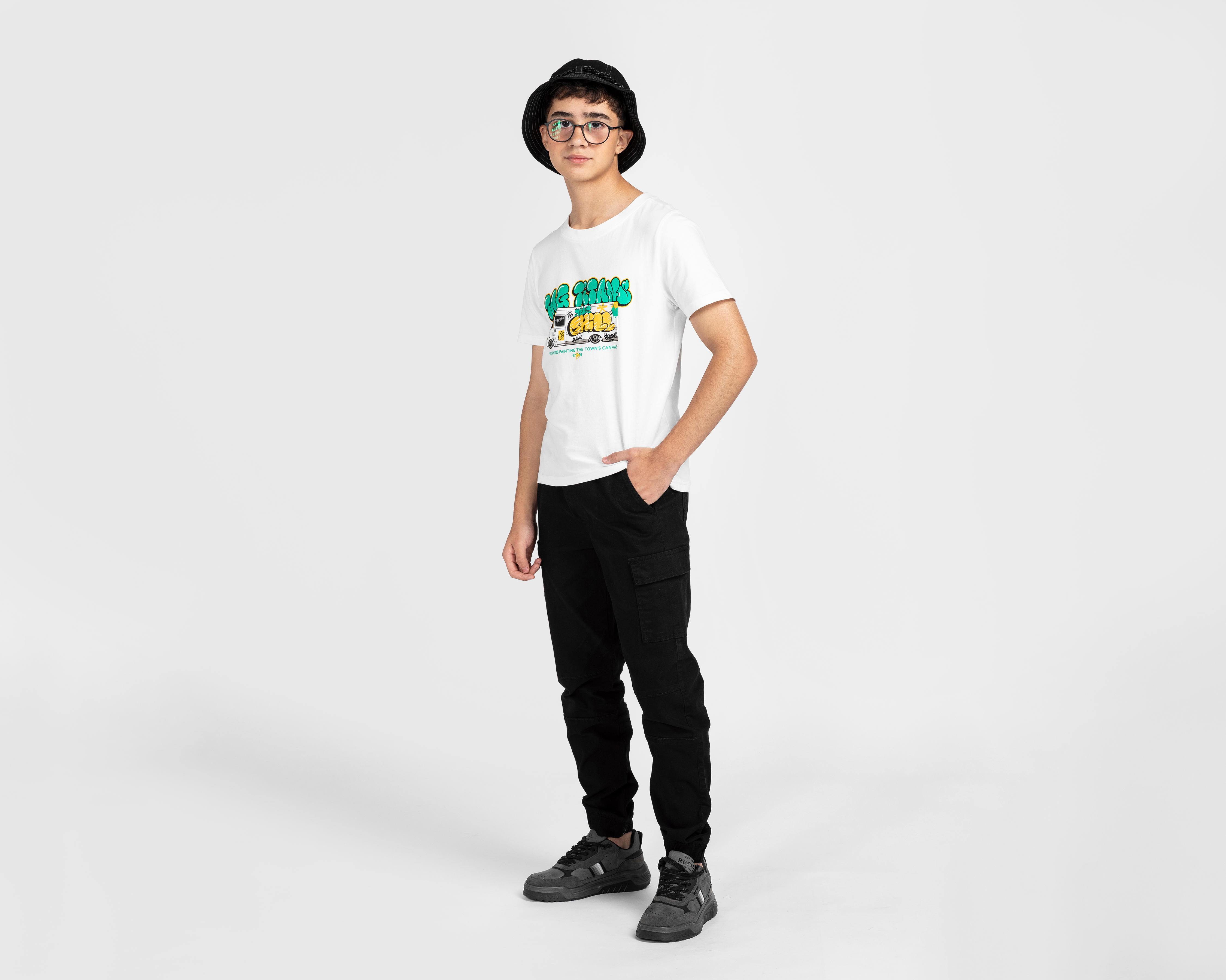 Foto 2 | Foto 2 | Playera Neo*City Manga Corta Juvenil