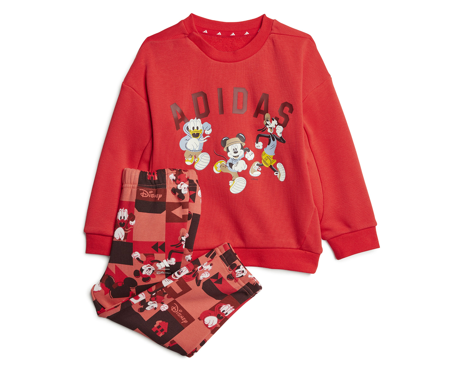 Foto 2 pulgar | Foto 1 | Conjunto de Pants y Sudadera Adidas Disney Mickey Mouse para Niño