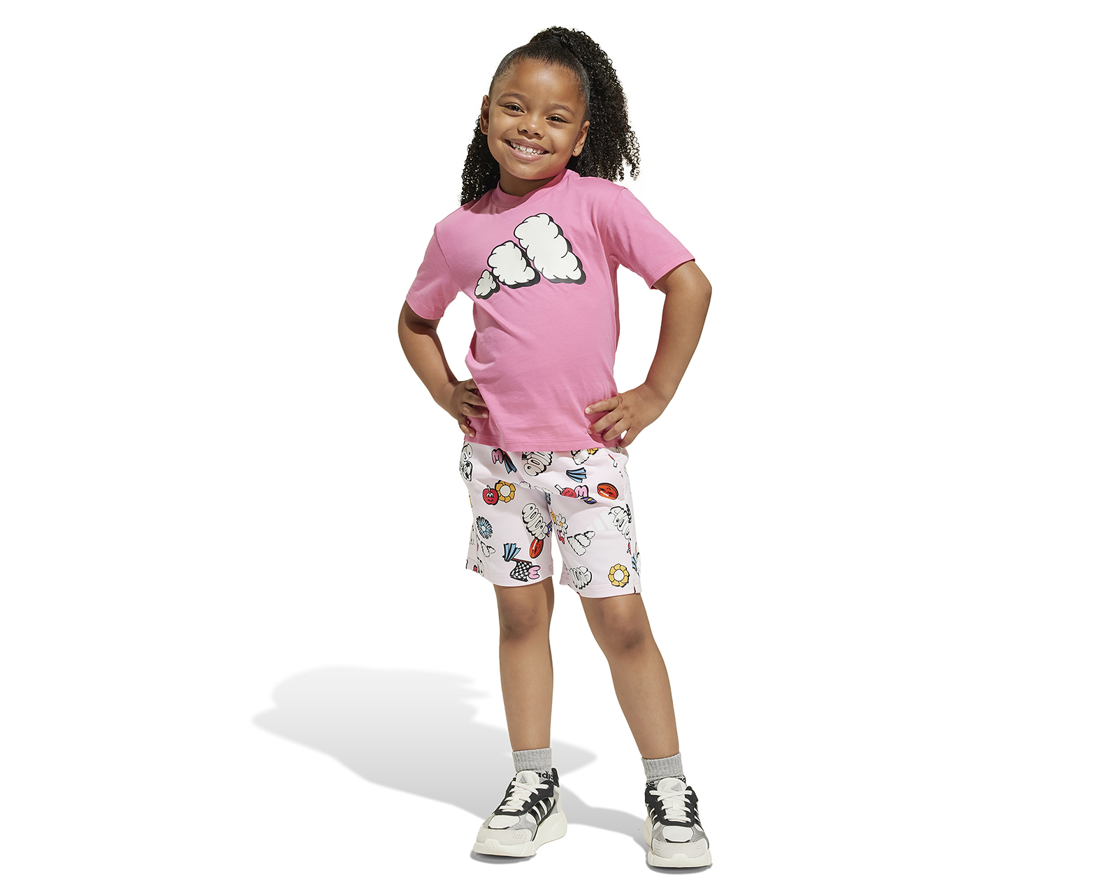 Conjunto de Short y Playera Adidas para Niña