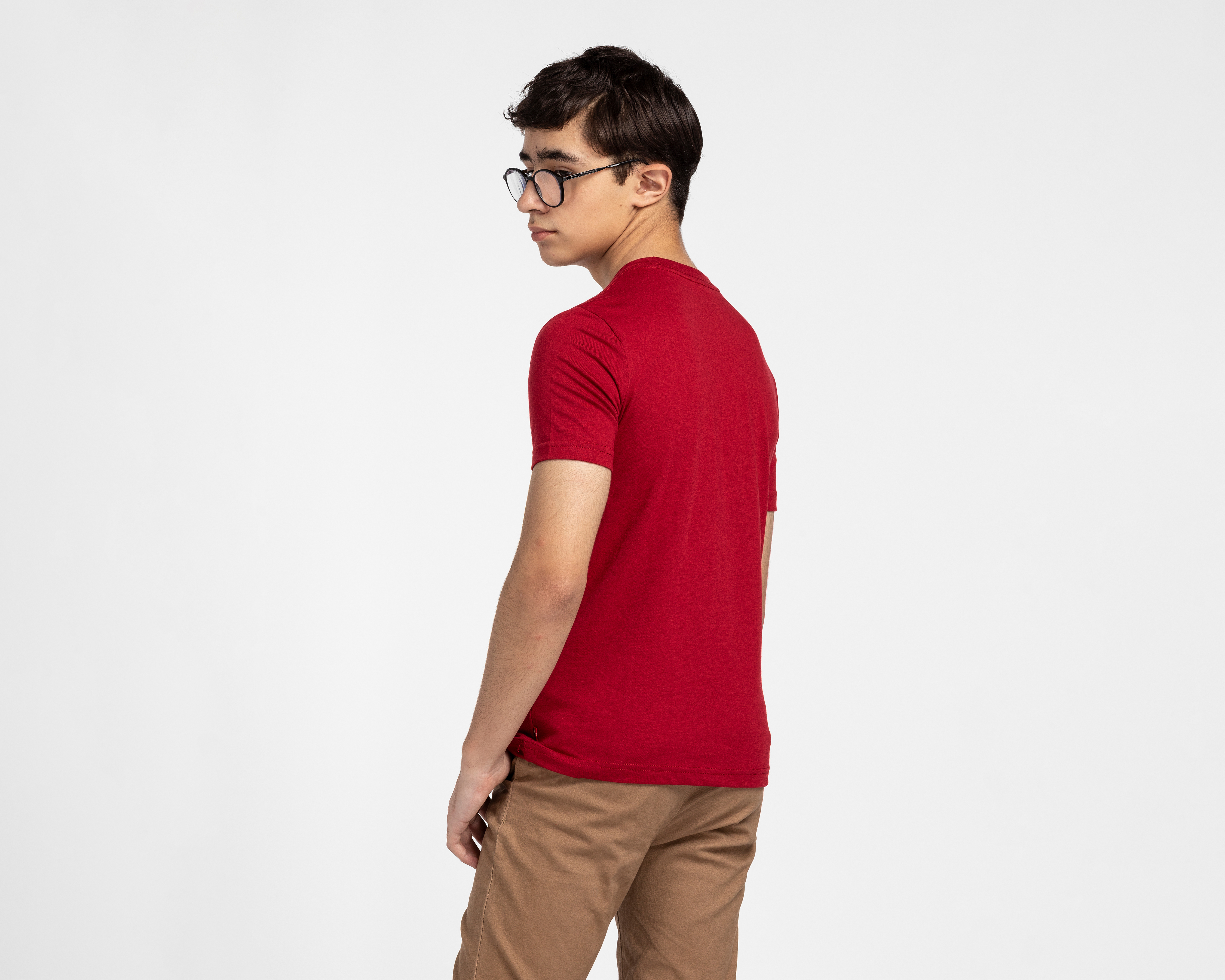 Foto 4 pulgar | Foto 3 | Playera de Cuello Redondo Roja Levi's para Niño