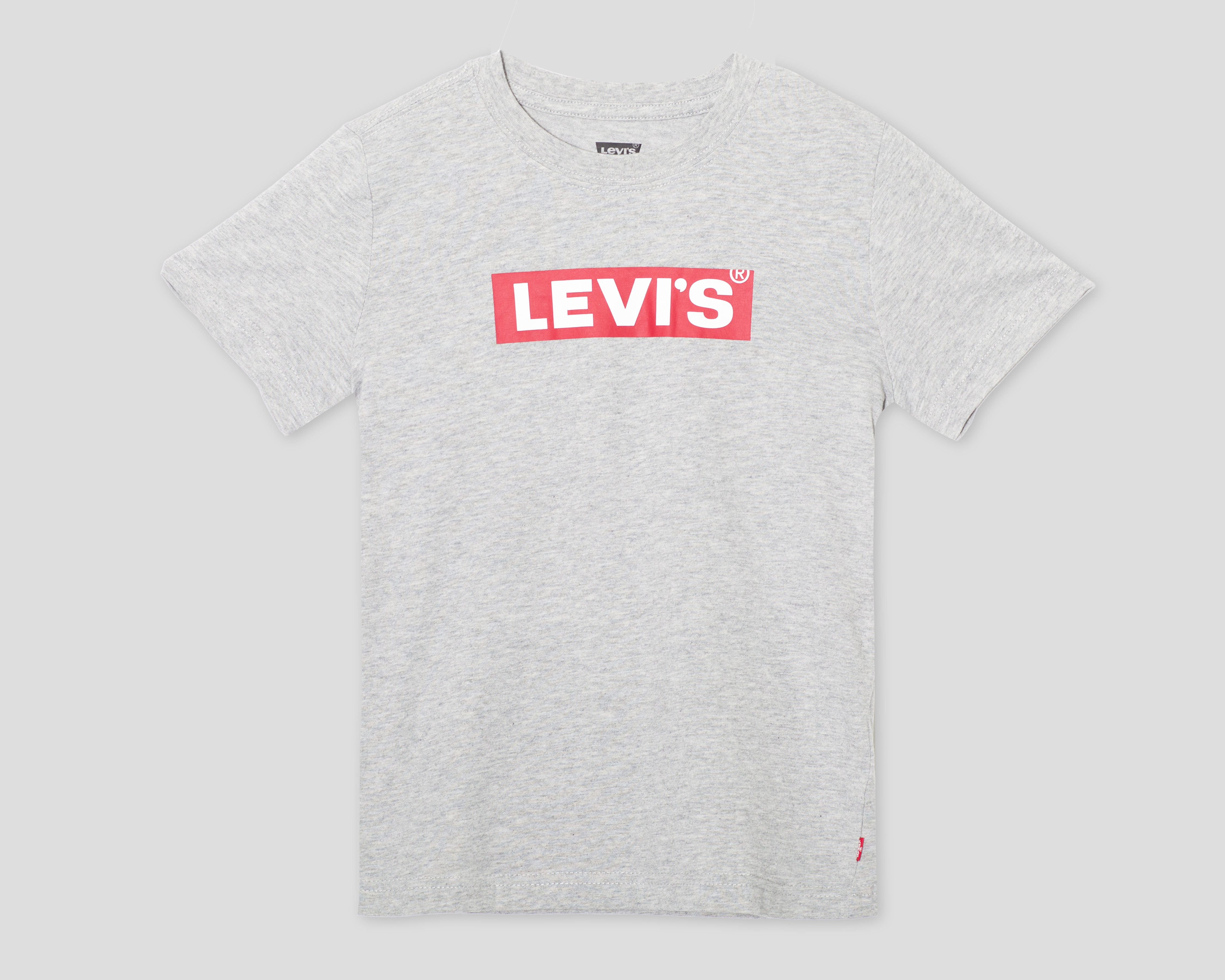 Foto 2 pulgar | Foto 1 | Playera Cuello Redondo Gris Levi's para Niño