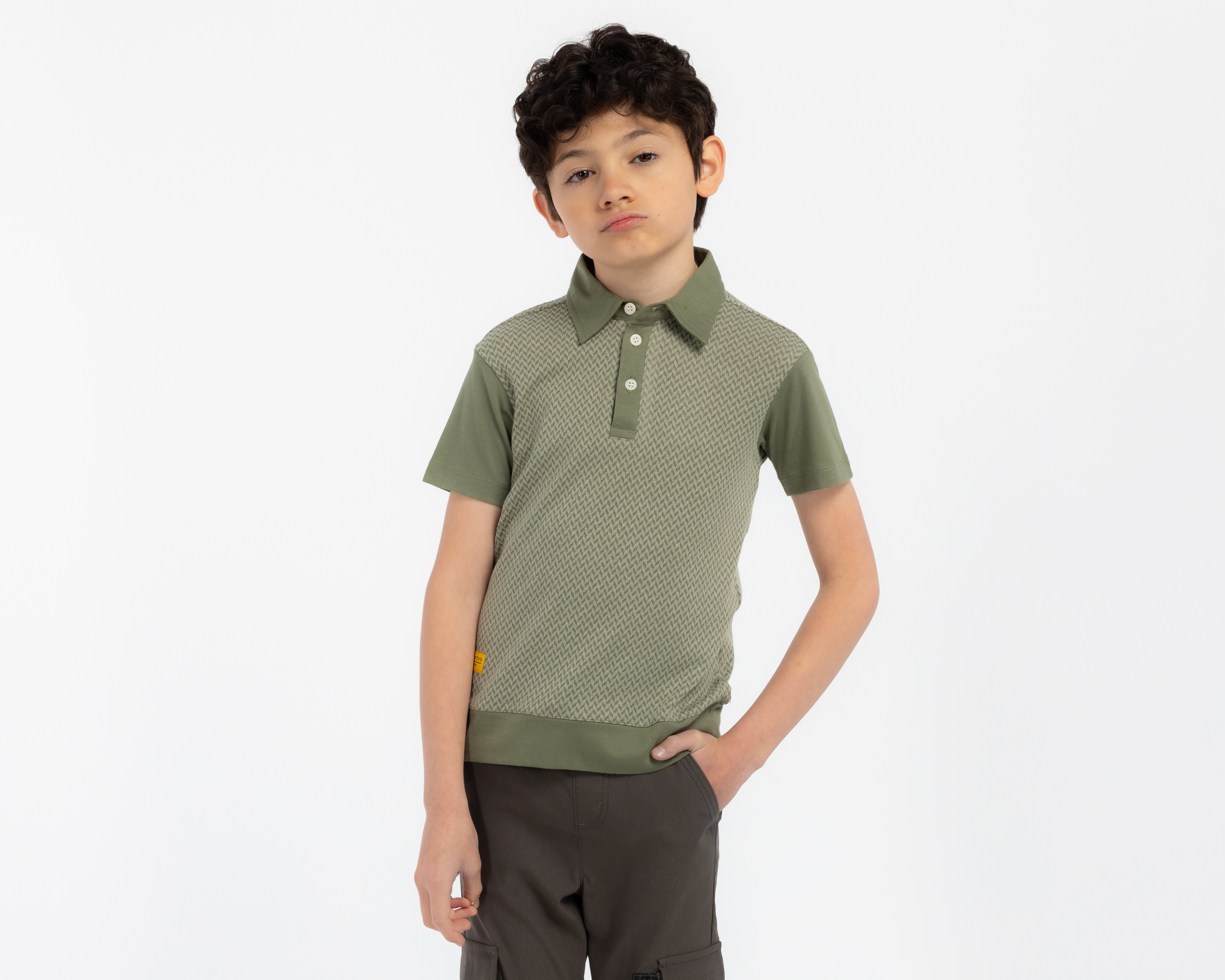 Playera Cuello Redondo Gris Levi's para Niño