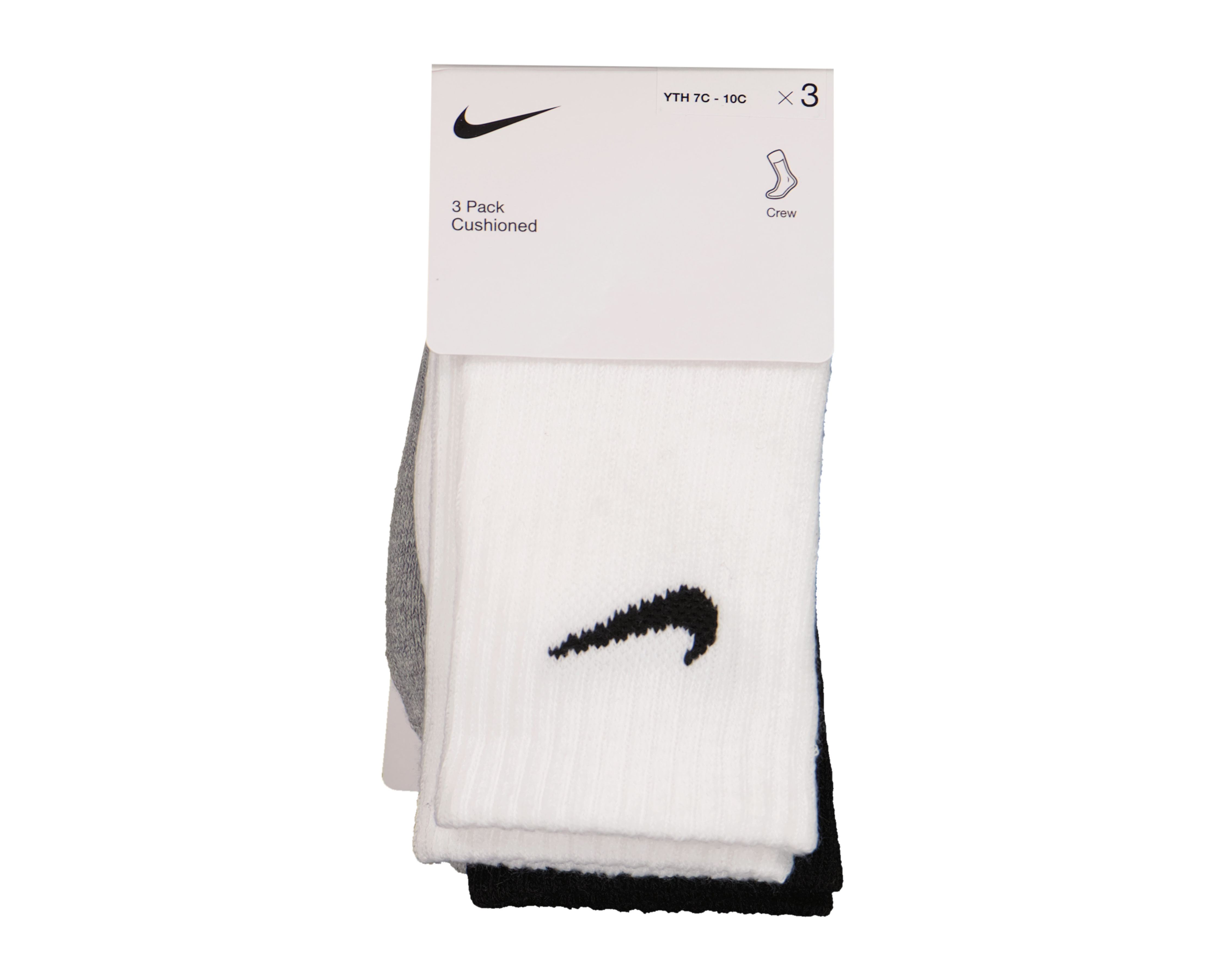 Foto 4 pulgar | Foto 3 | Calcetas Largas Deportivas Nike para Niño 3 Pares
