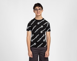 Playera de Cuello Redondo Negra Champion Juvenil