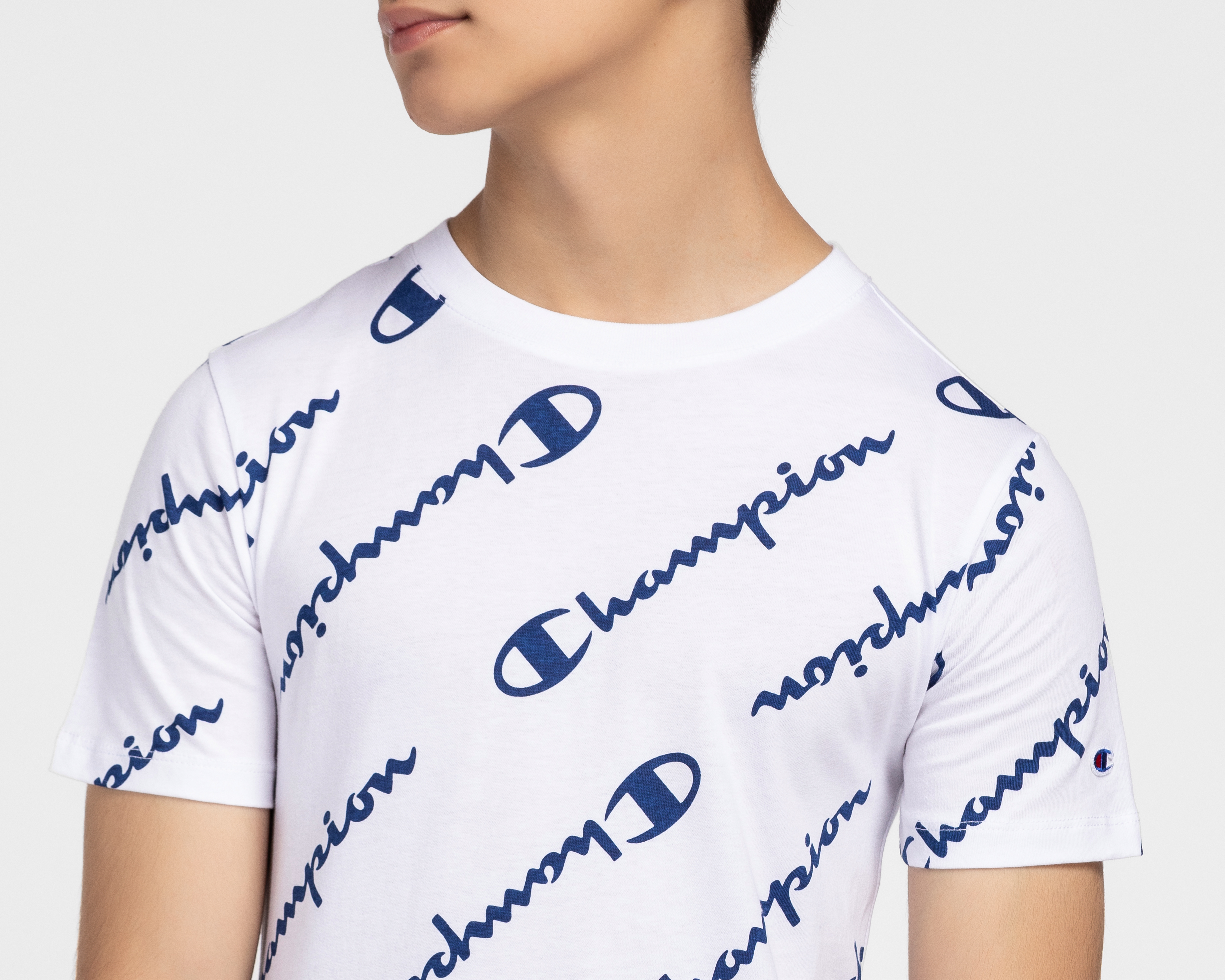 Foto 4 | Foto 4 | Playera de Cuello Redondo Blanca Champion para Niño