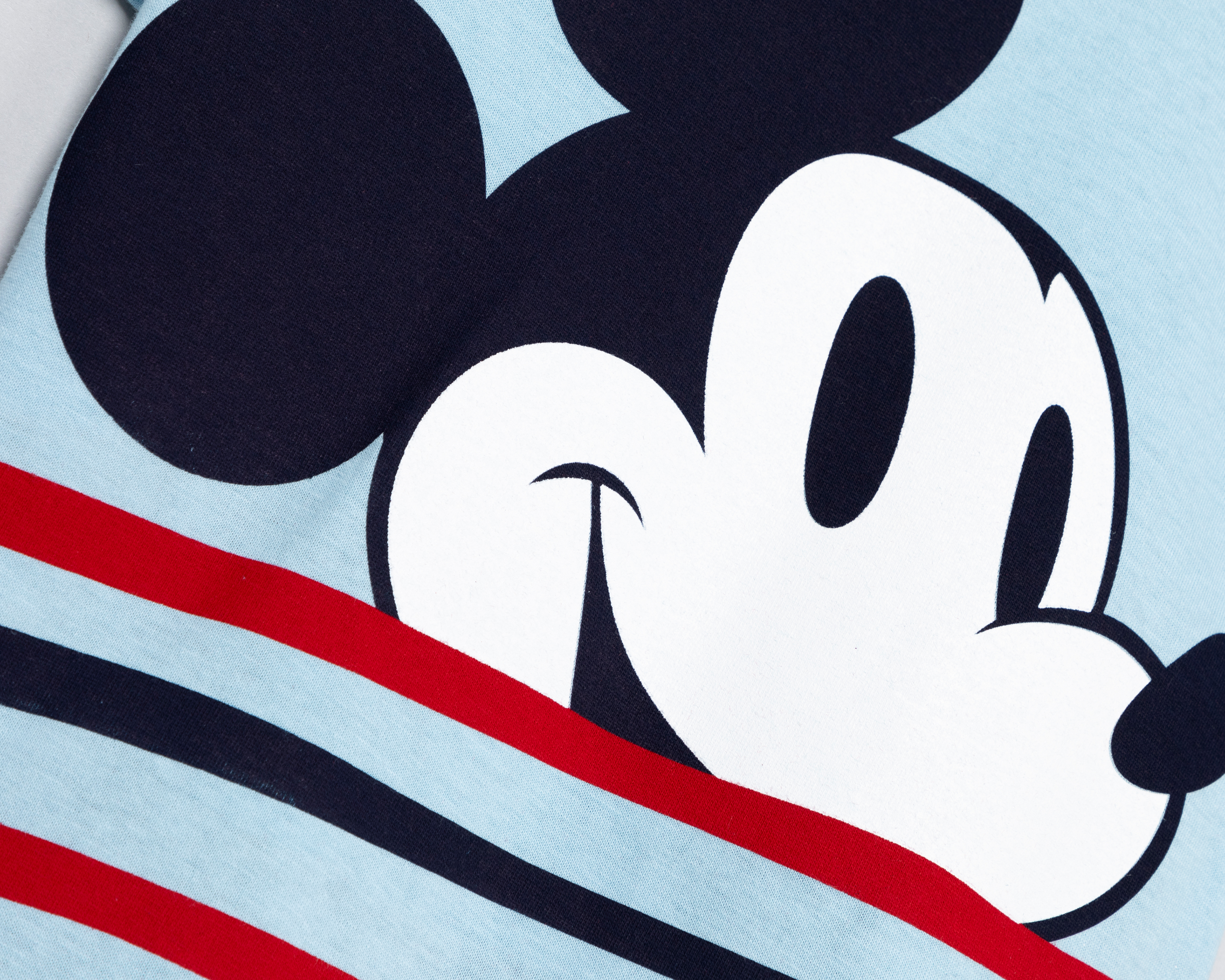 Foto 5 pulgar | Foto 4 | Playera Disney Manga Corta a Rayas para Niño