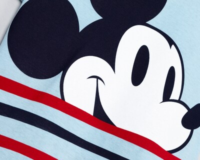 Foto 4 | Foto 4 | Playera Disney Manga Corta a Rayas para Niño